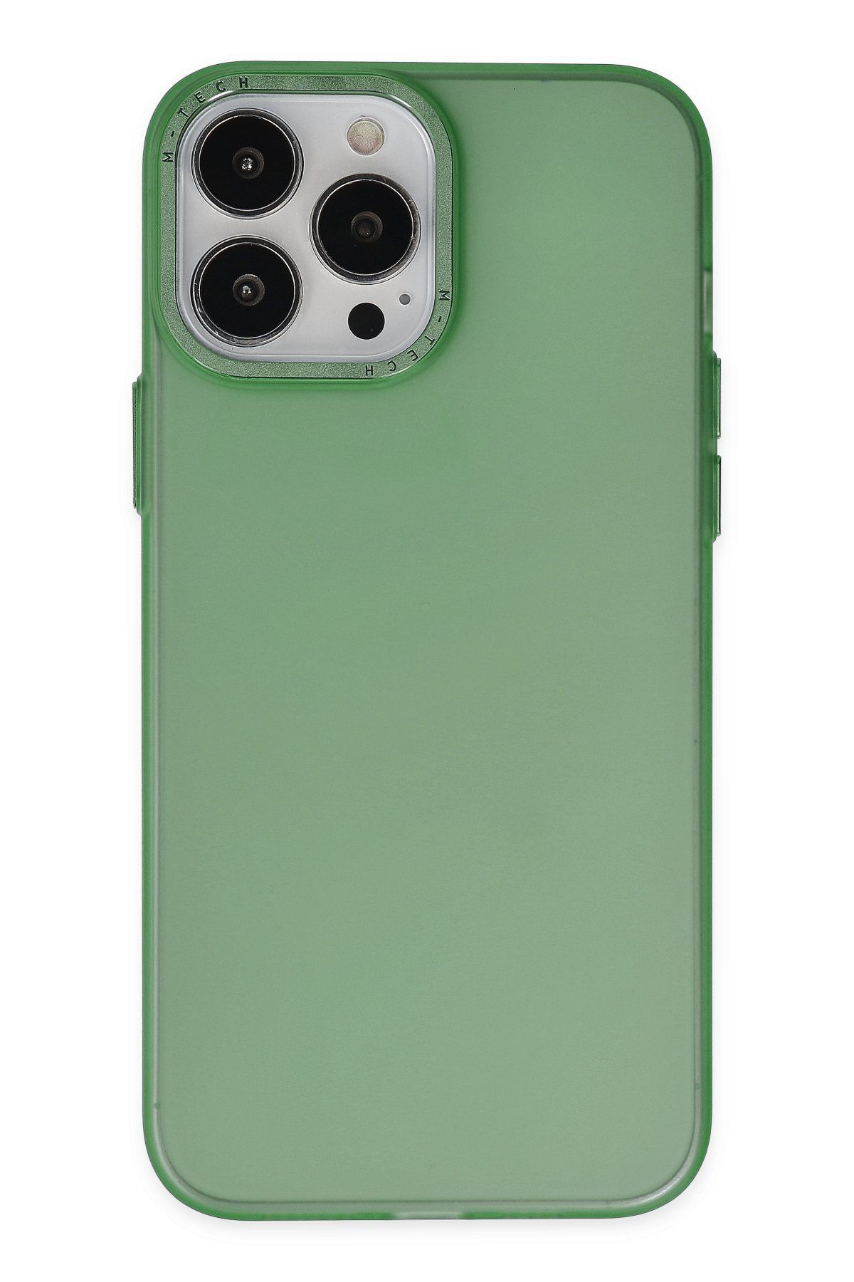 Dijimedia iPhone 13 Pro Max Kılıf Modos Metal Kapak - Yeşil