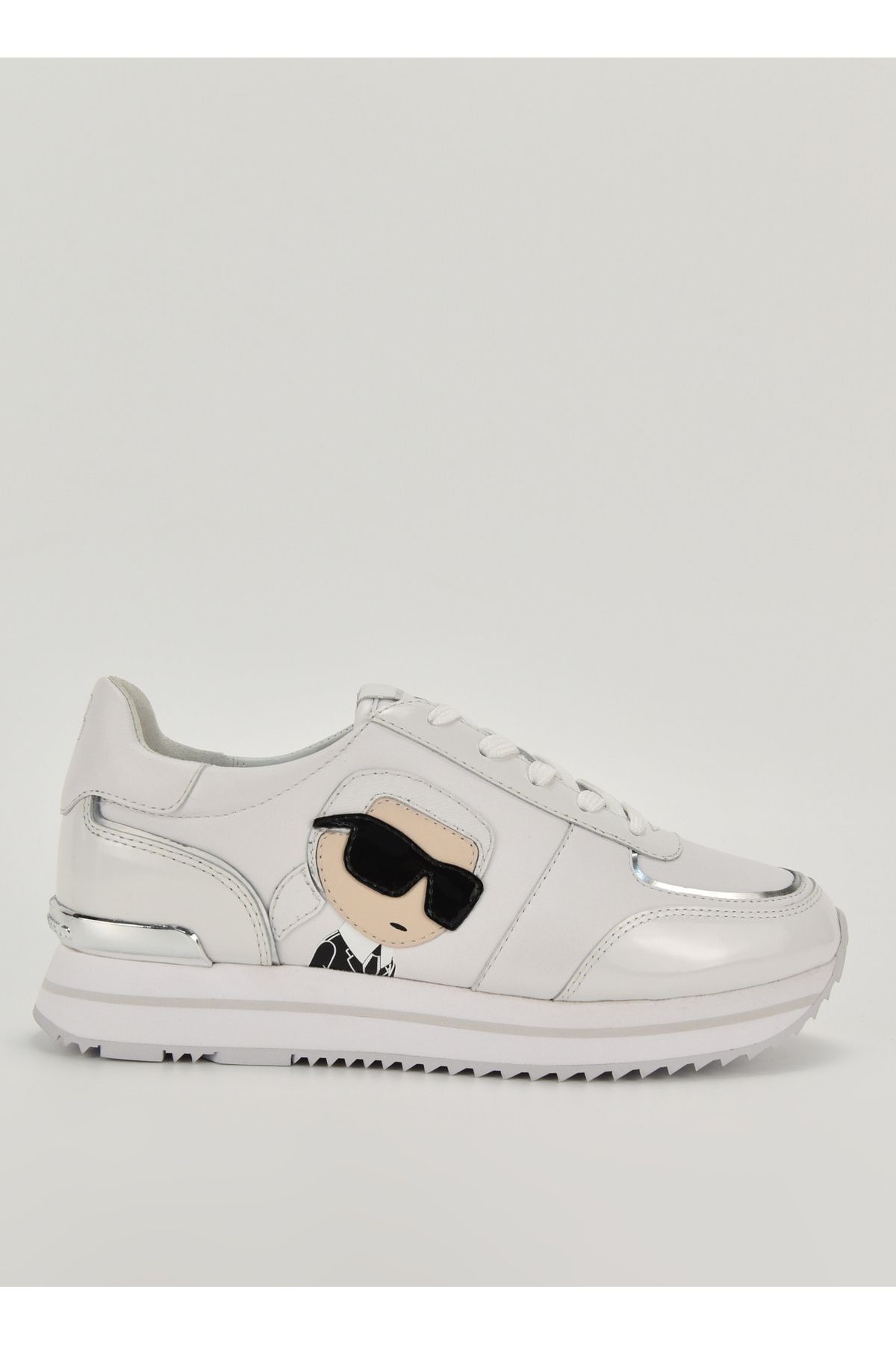 Karl Lagerfeld Beyaz Kadın Deri Sneaker KL61930N
