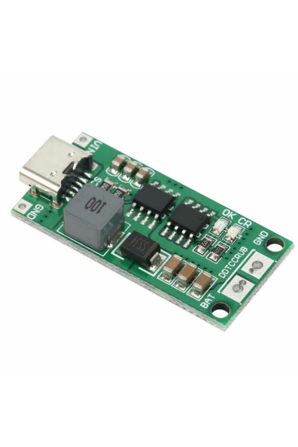 Genel Markalar 2S 2A BMS 16.8V Type C Lityum Pil Sarj Modülü 18650 Li-Ion Batarya Step-Up Boost