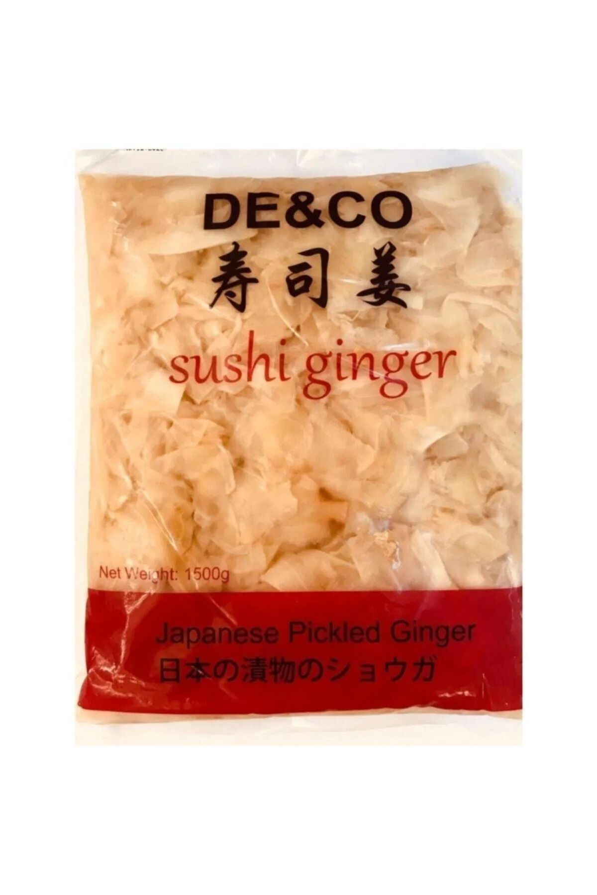 DECO De&co Sushi Pickled Ginger Zencefil Turşusu 1500 Gr. ggold