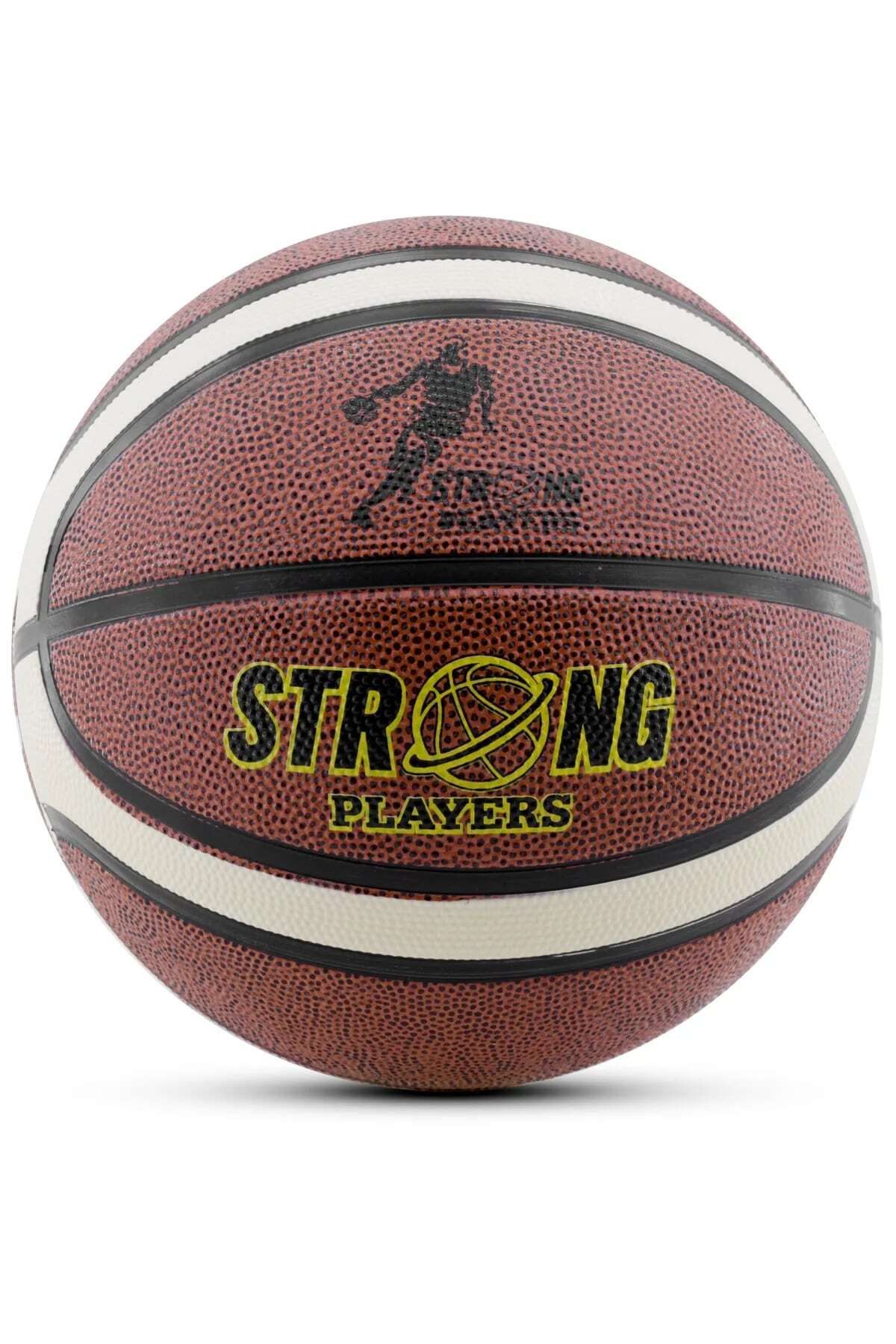 Ozsport Telvesse Basketbol Topu Pompa Hediyeli X-super Iç Dış Mekan 5 Numara Kahverengi Xsuper