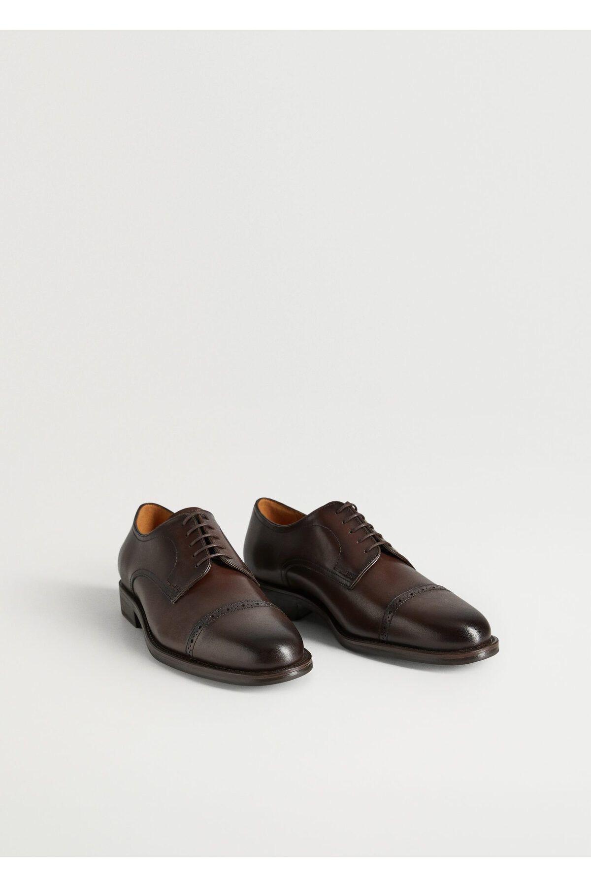 MANGO Man Erkek Kahverengi Loafer Ayakkabı