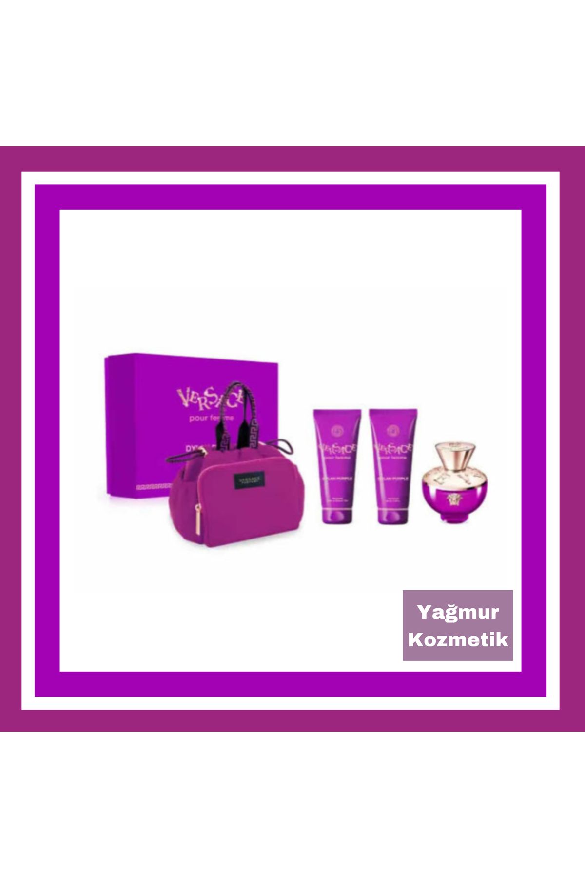 Versace Dylan Purple Eau De Parfum Spray 100ml Set