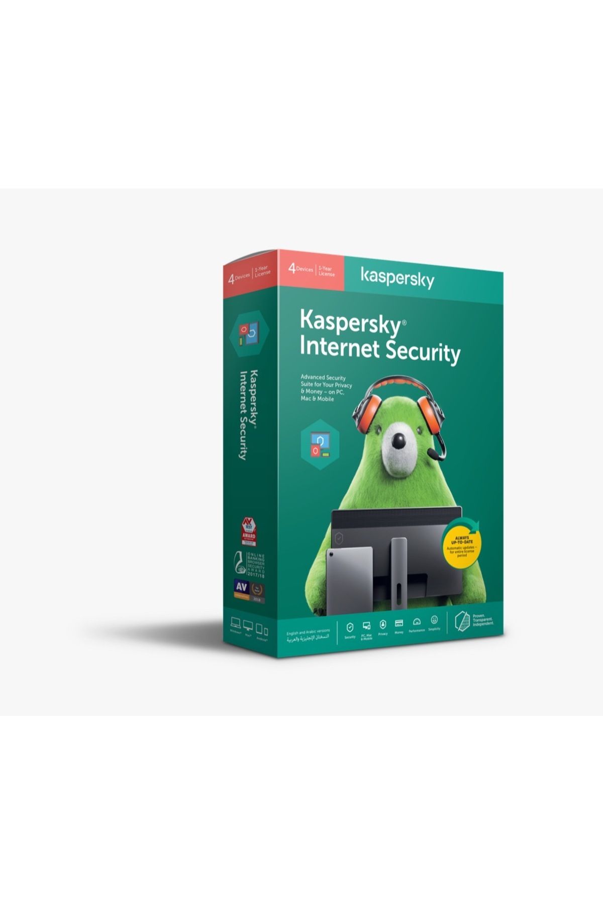 Kaspersky İnternet Security 5 Cihaz 6 Ay ( Global Anahtar )