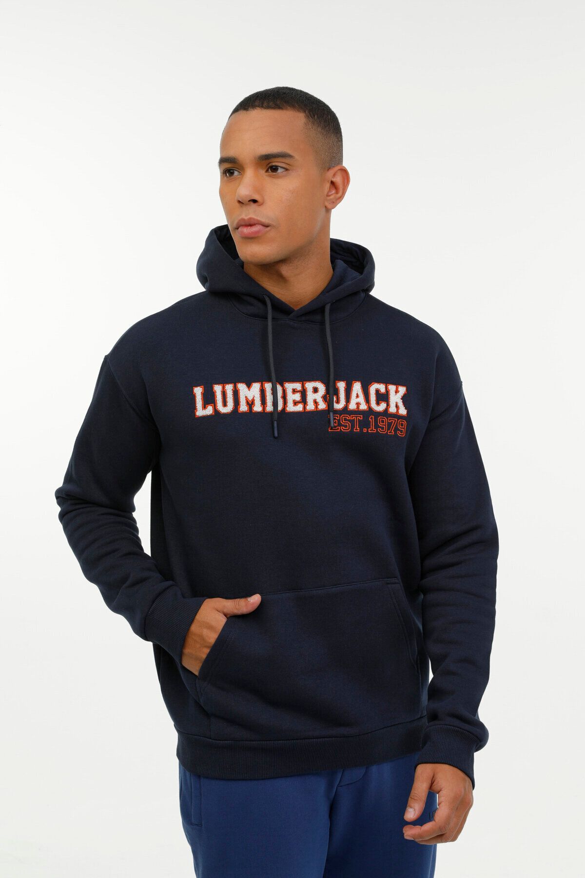 Lumberjack ML UNEG 17TY-504 3PR Lacivert Erkek Sweatshirt