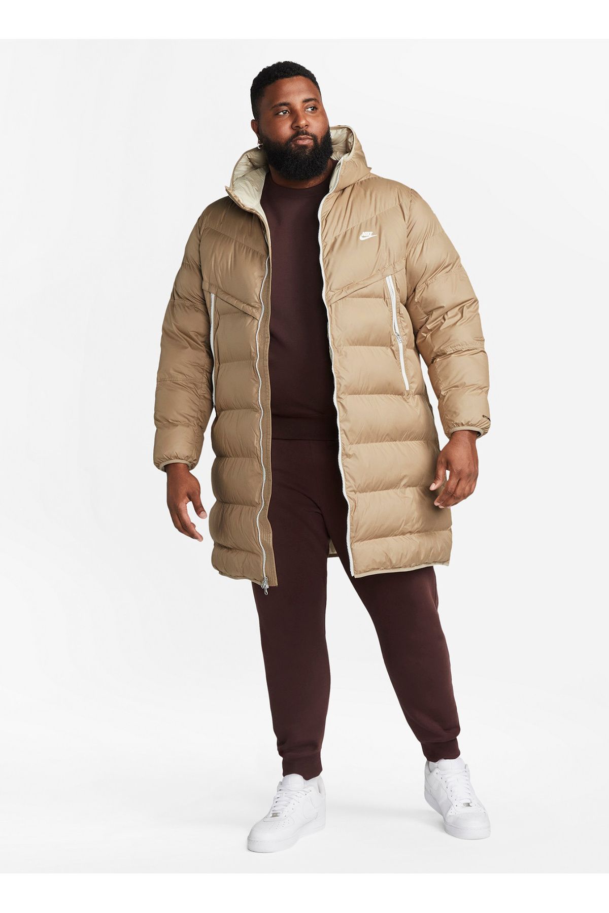 Nike Kahve Erkek Parka DR9609-247 M SF WR PL-FLD HD PARKA