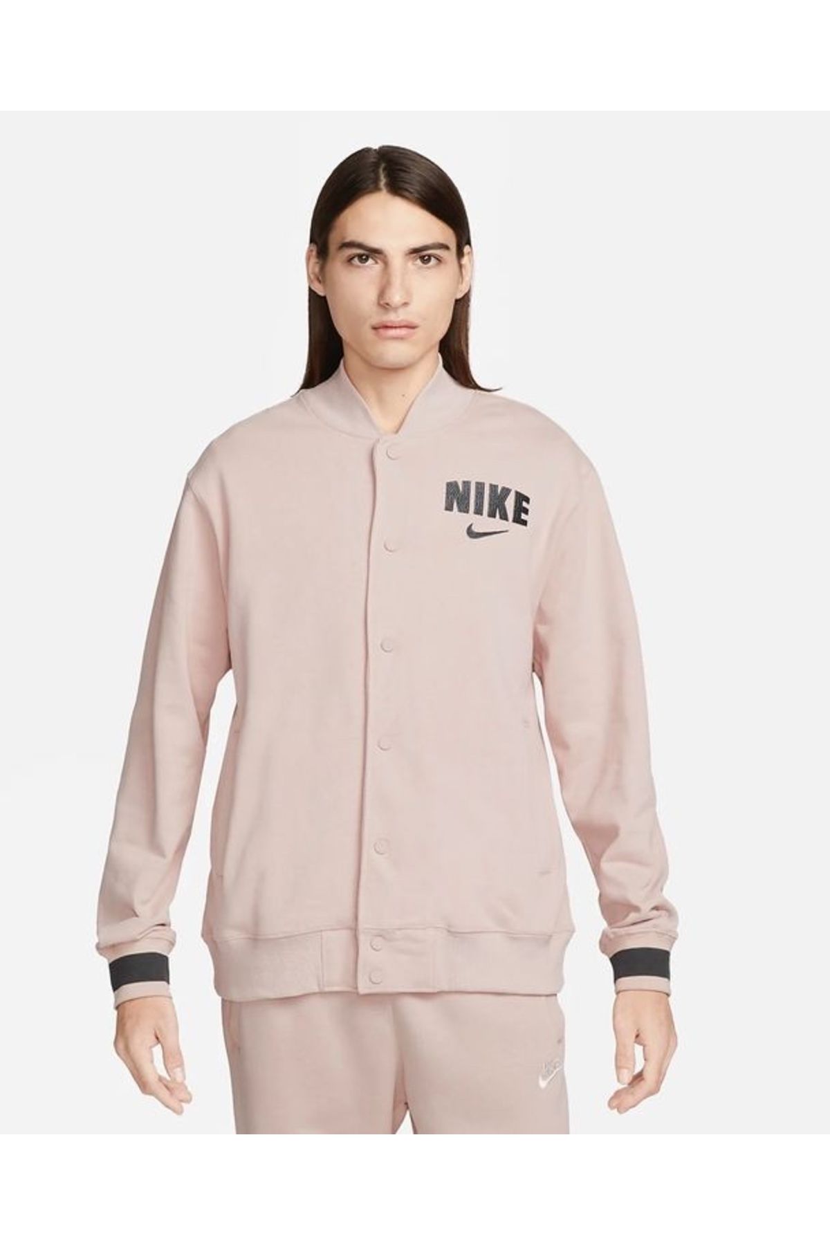 Nike Sportswear Retro Fleece Erkek Varsity Ceket