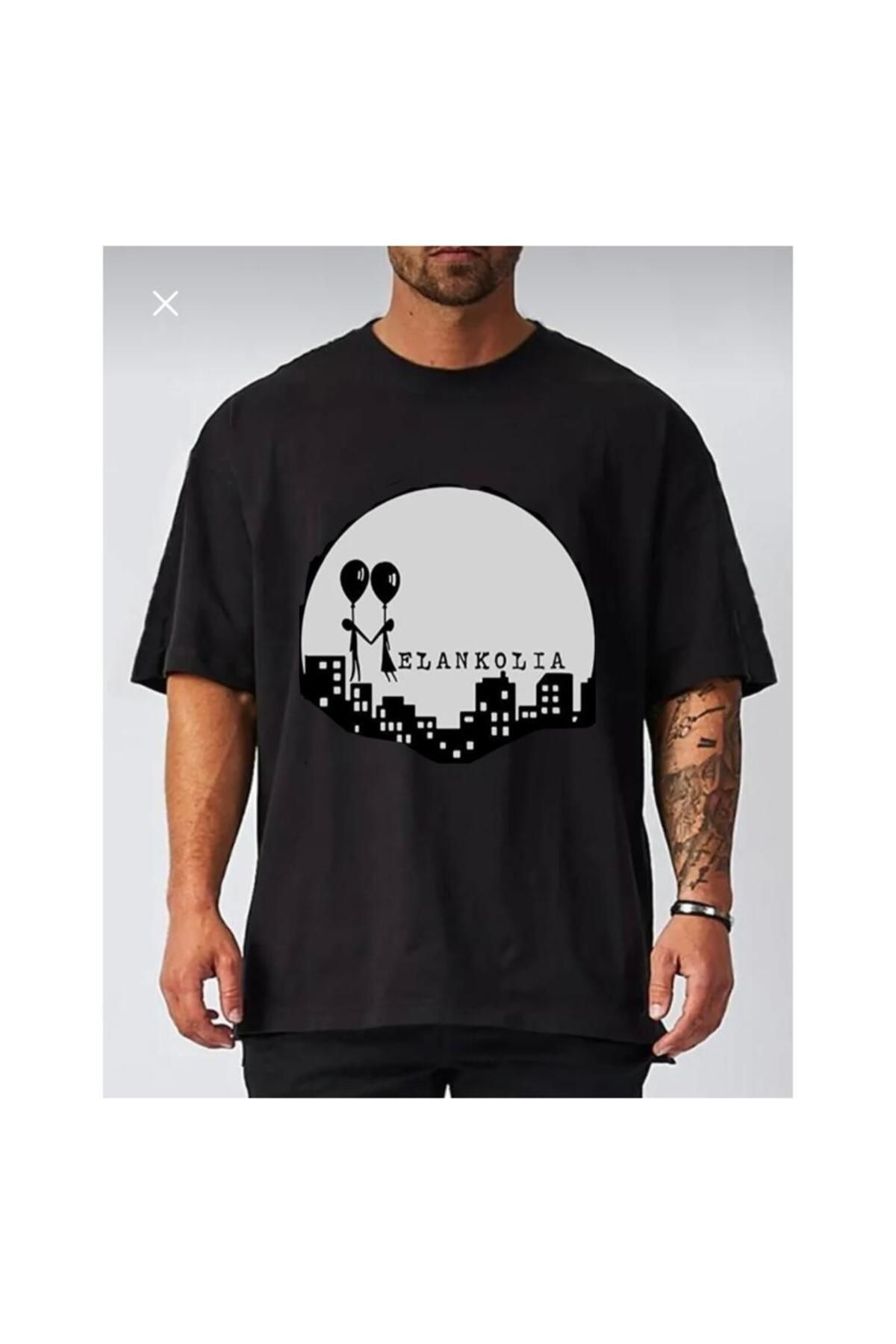 baskwear Sagopa Kajmer Melankolia Rap Rapstar Tişört Unisex T-shirt