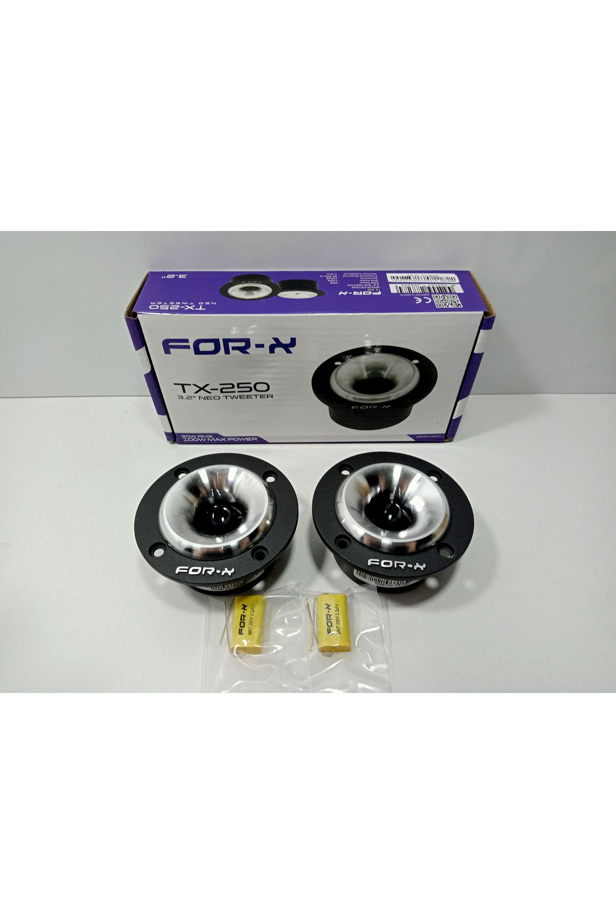 For-X Dome Tweeter 8cm – 100w 50RMS For-x TX-250 8cm Dome Tiz