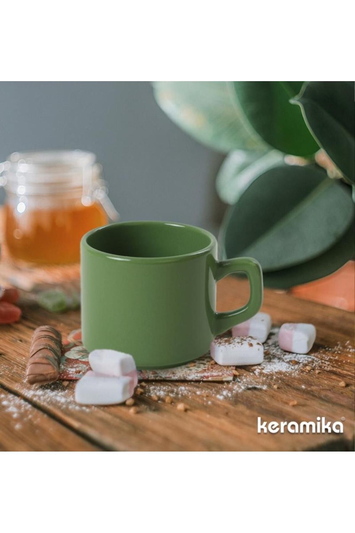 Keramika Çay Fincanı Stackable 8 cm 6'lı K2