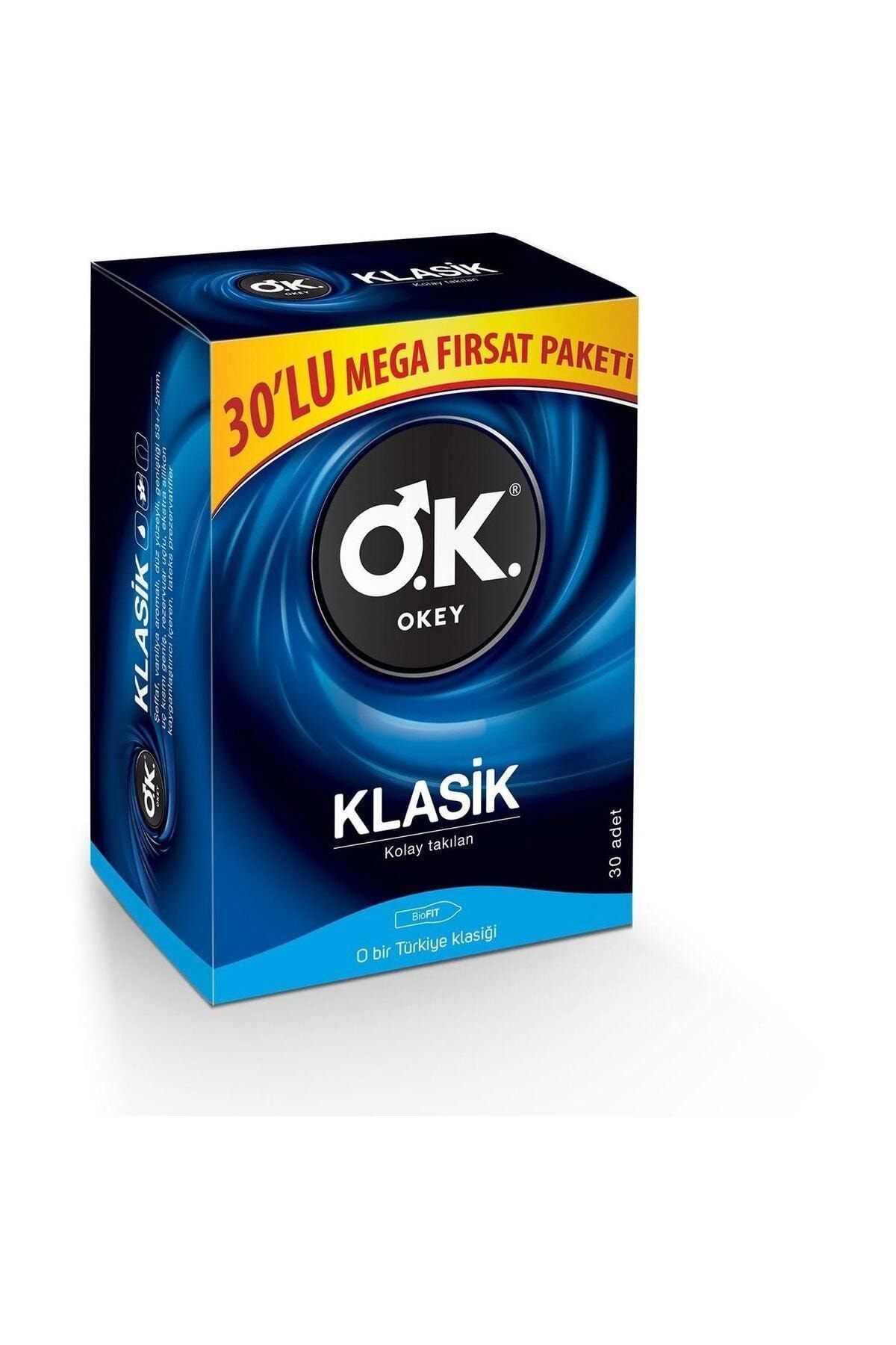 Okey Klasik Mega 30'Lu Prezervatif