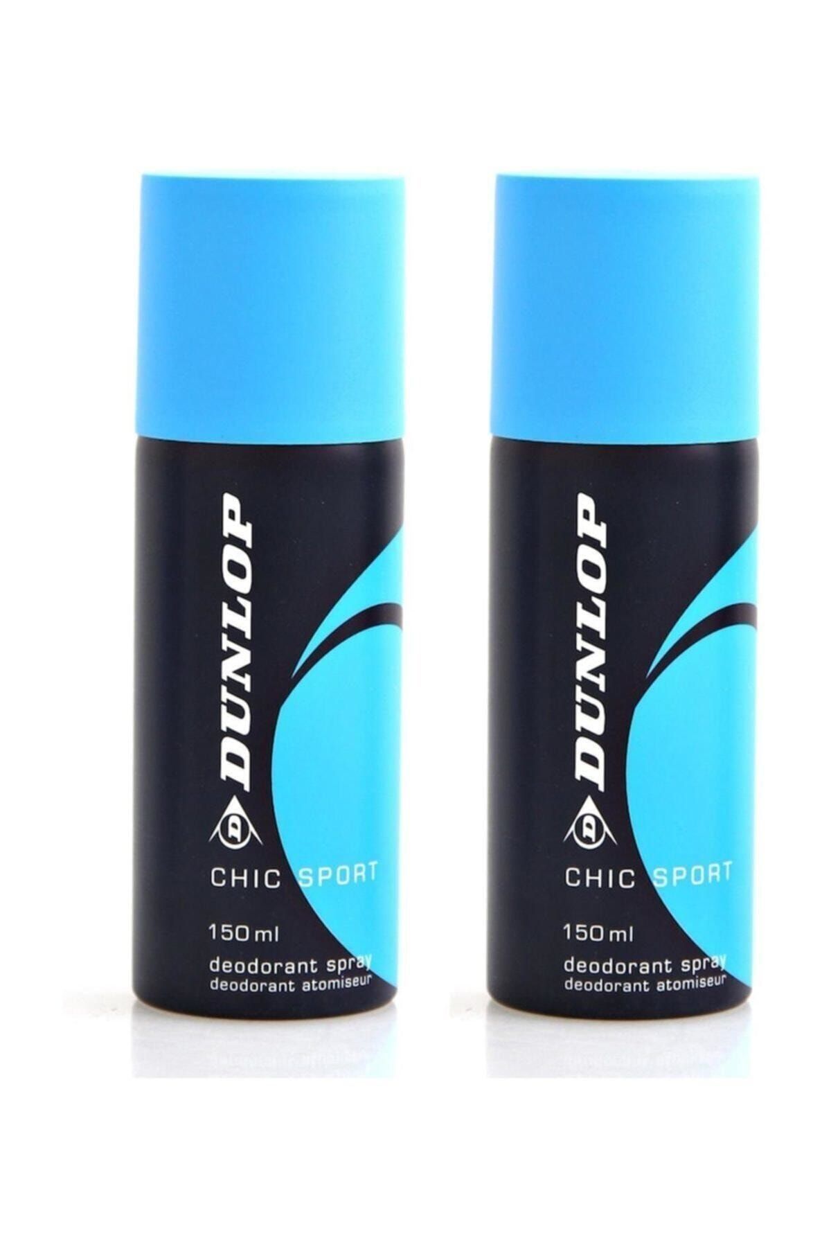 Dunlop Deodorant Chic Sport Spray (MAVİ) 150ml X 2 Adet