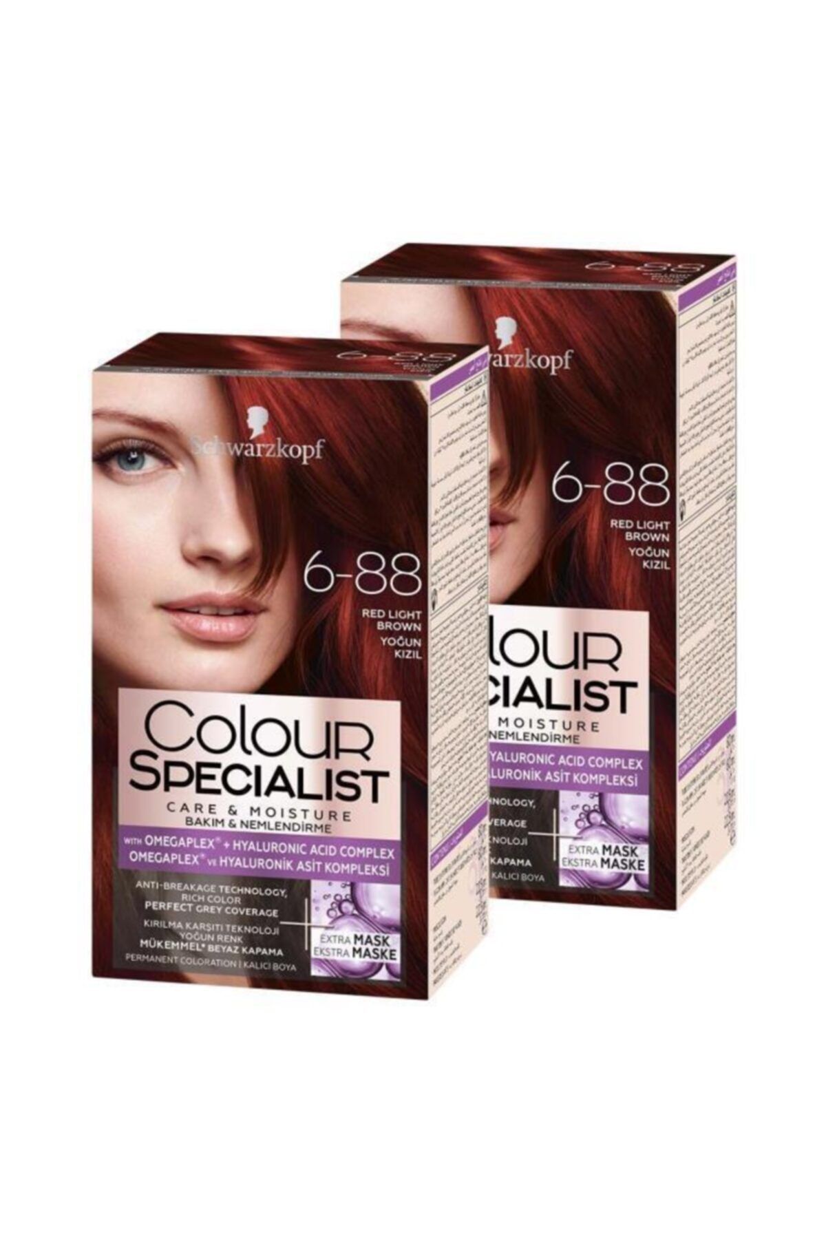 Schwarzkopf Yoğun Kızıl 6-88 X 2 Adet