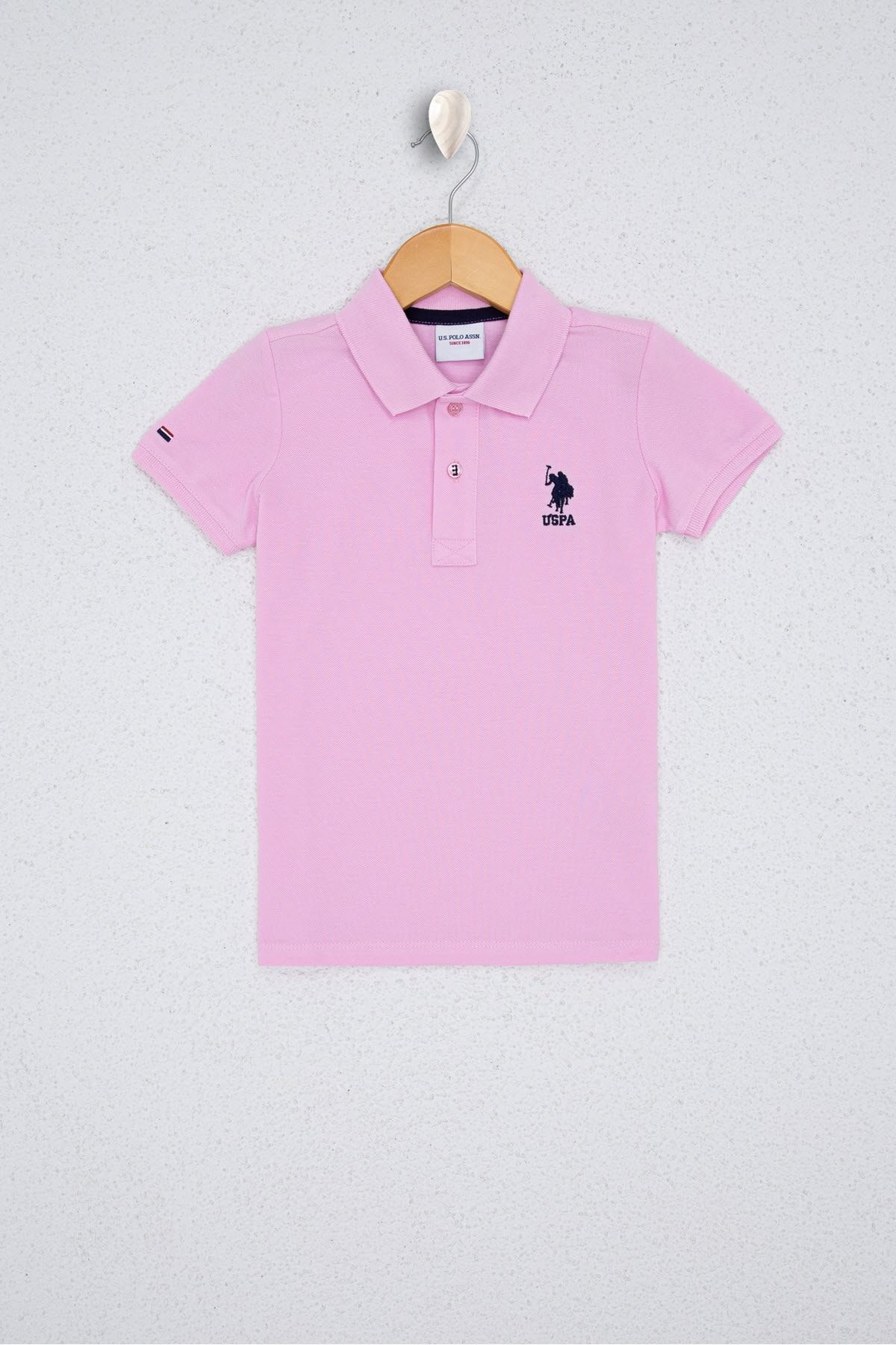 U.S. Polo Assn. Pembe Erkek Çocuk T-Shirt