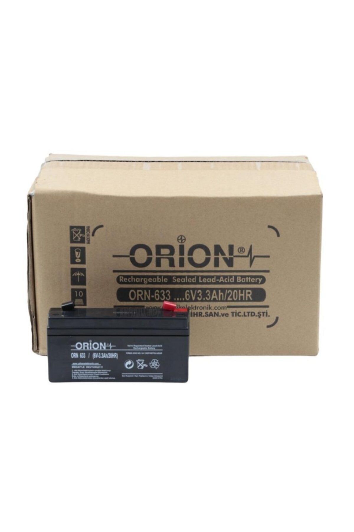 Orion Orn633s 6v 3.3ah 20 Adet Bakımsız Kuru Akü