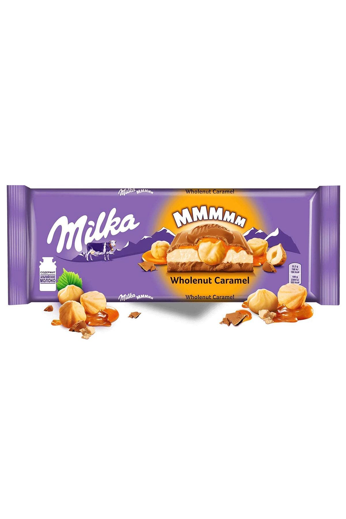 Milka Max Wholenut Caramel 300 Gr Büyük Boy Çikolata Bar