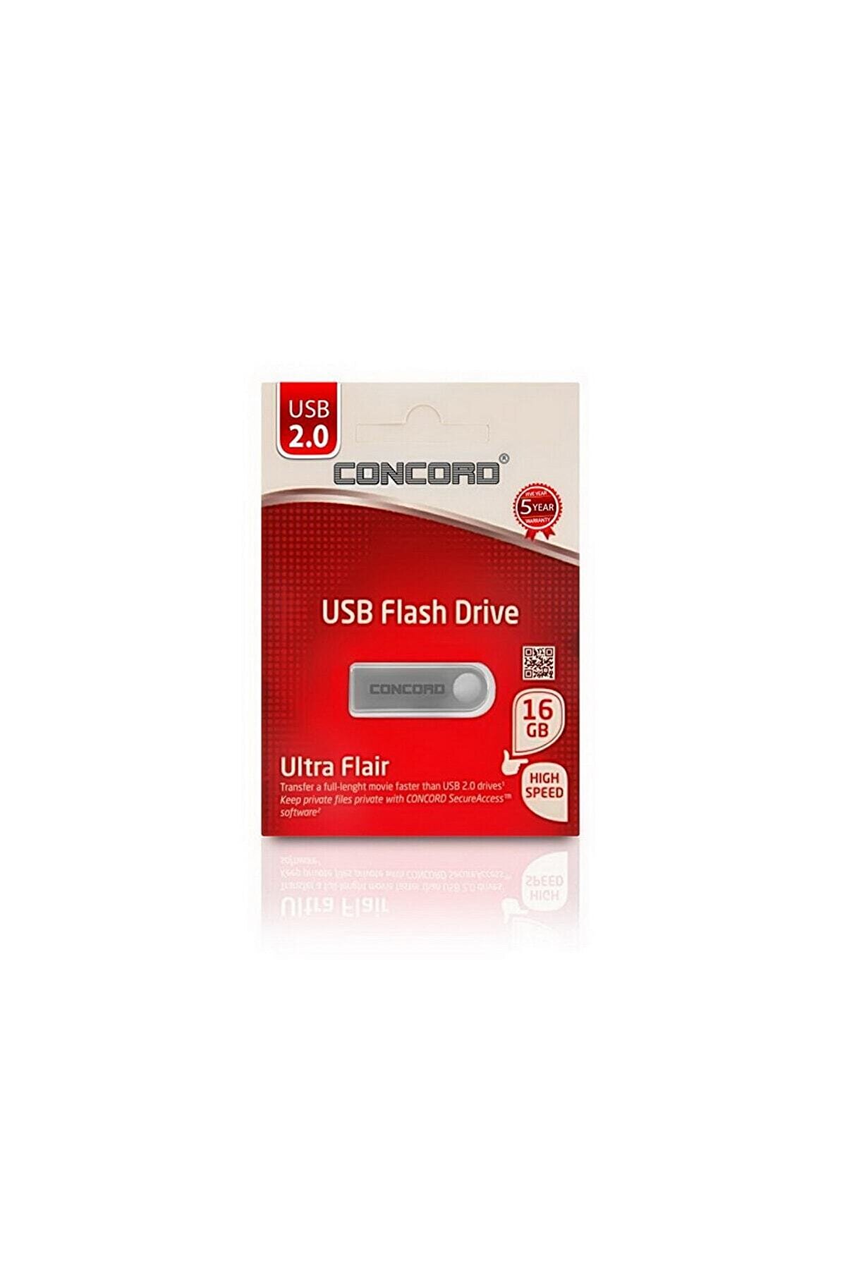 Concord 16 Gb Metal Kasa Flash Disk