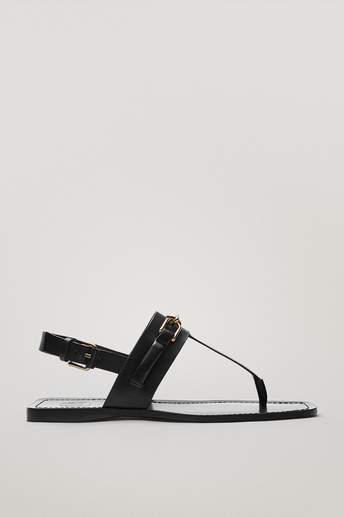 Massimo Dutti Kadın Tokalı Topuk Bantlı Sandalet 11750850