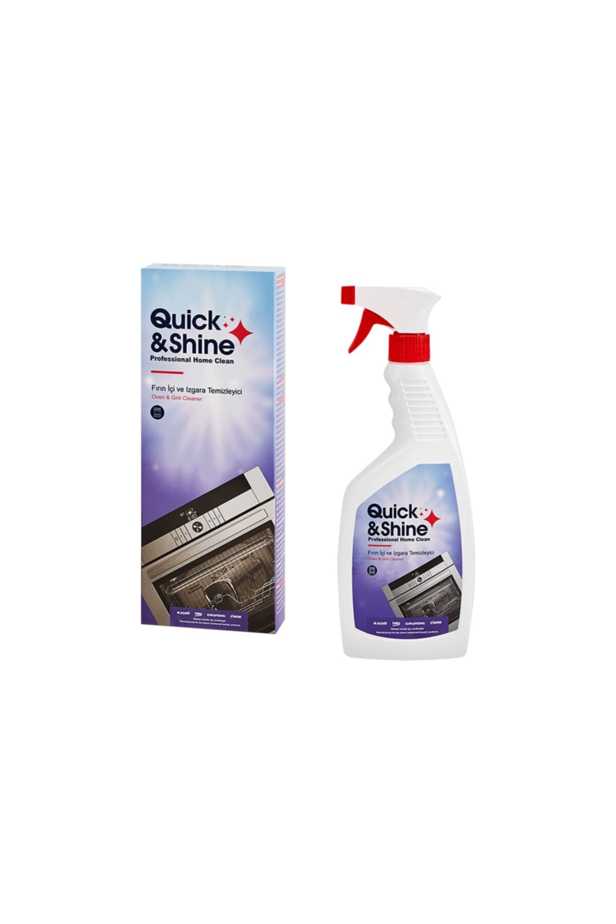Quick&Shine Quick & Shine Temizlik Ve Bakım Ürünleri Fırın Ic?i Ve Izgara Temizleyici