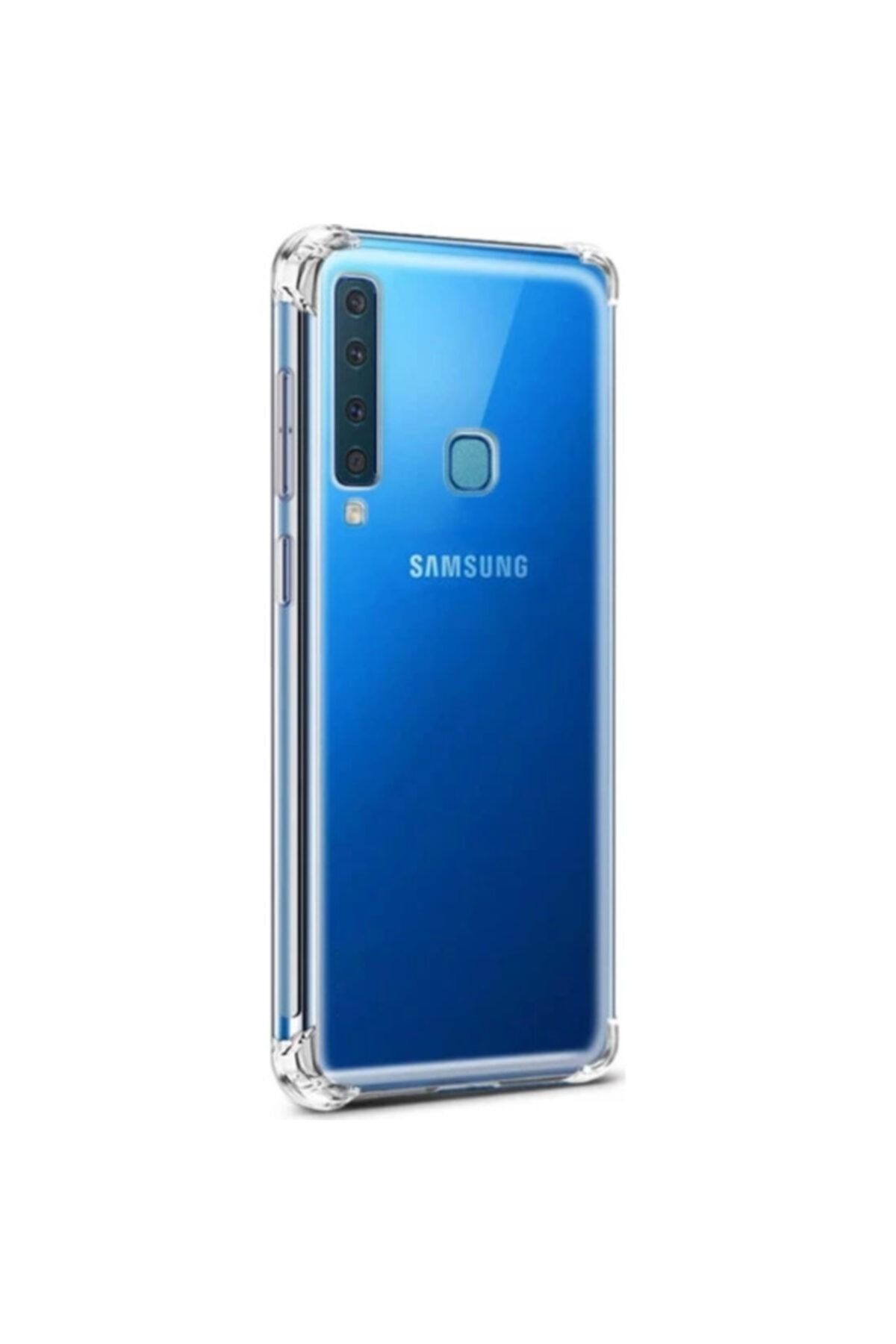 Fibaks Samsung Galaxy A9 2018 Uyumlu Kılıf Köşe Korumalı Anti Şok Sert Silikon