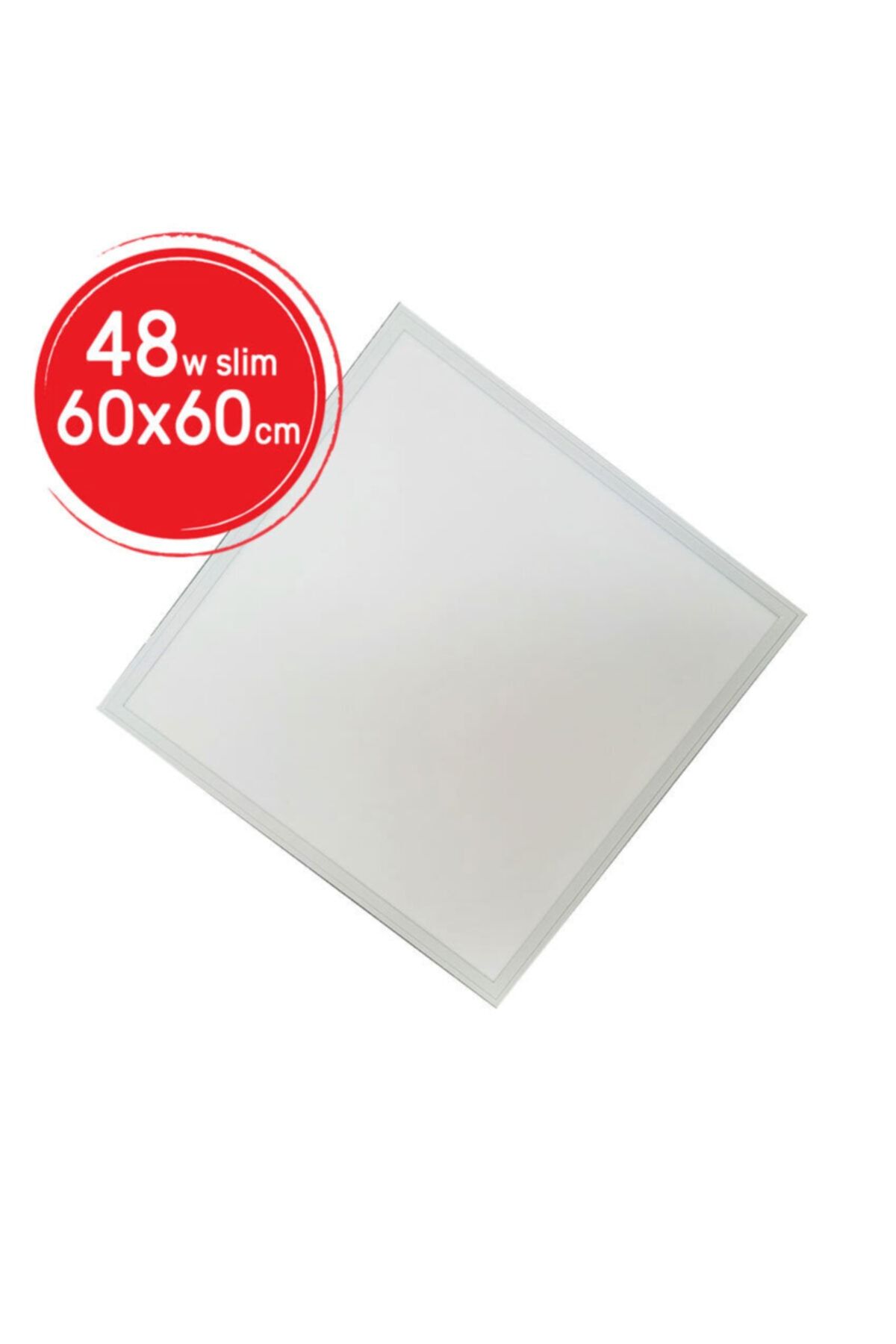 Sunlight Sıva Altı 60x60 48w Slim Led Panel Armatür Trafolu Beyaz 10 Adet