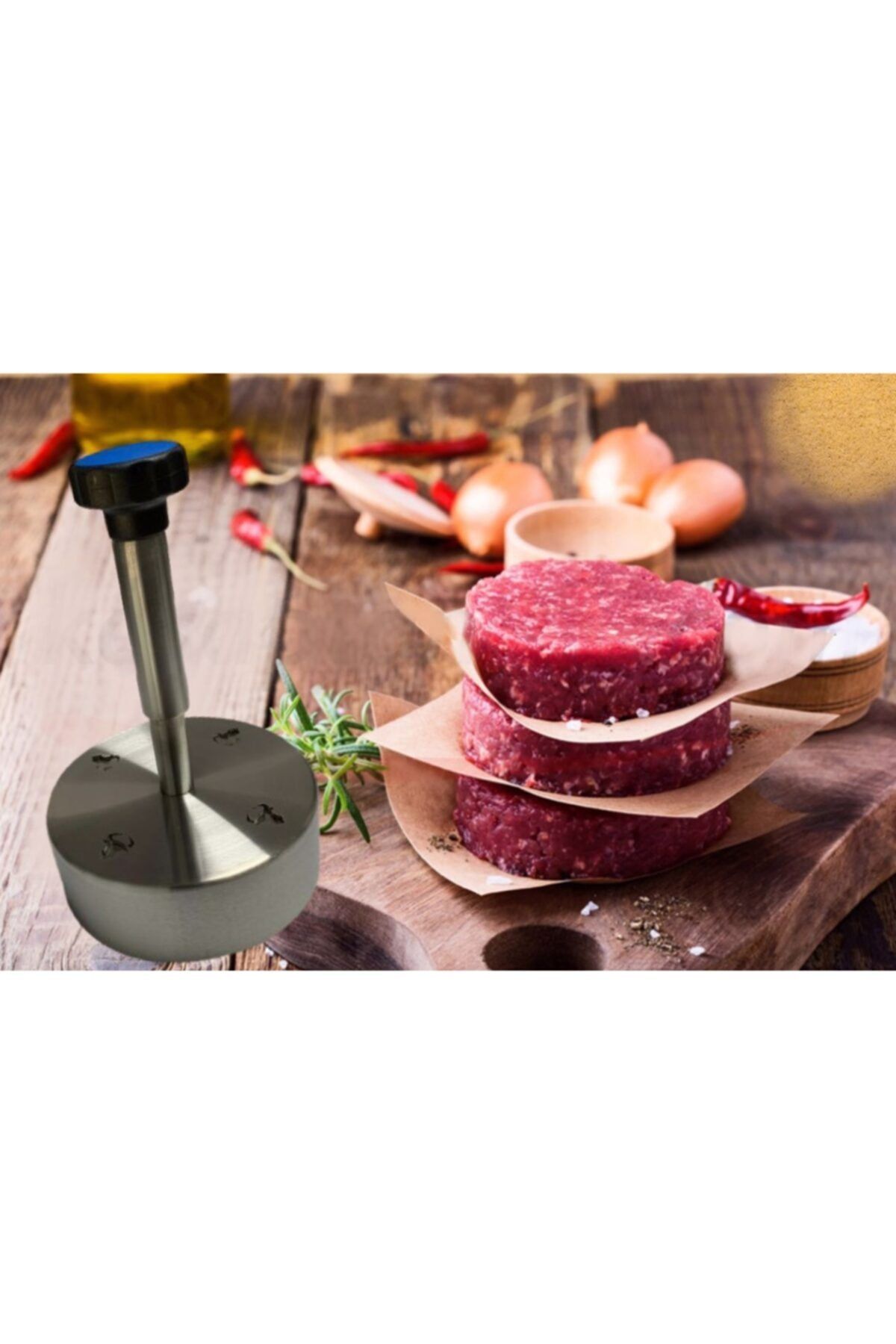 Team Meat Köfte Hamburger Presleri,14cm 140-200-gram Köfte Kalıpları
