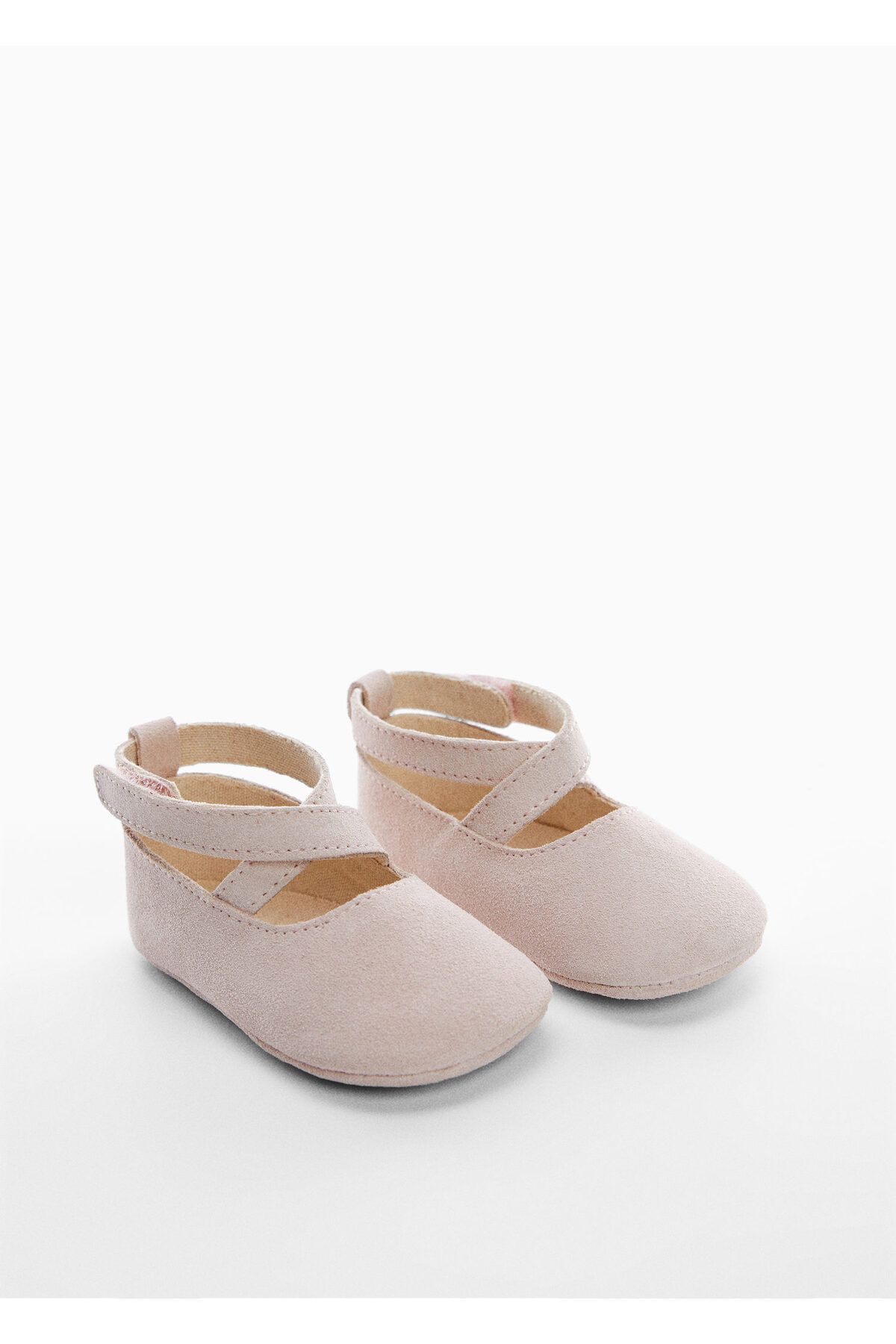 MANGO Baby Bebek Pastel Pembe Loafer Ayakkabı
