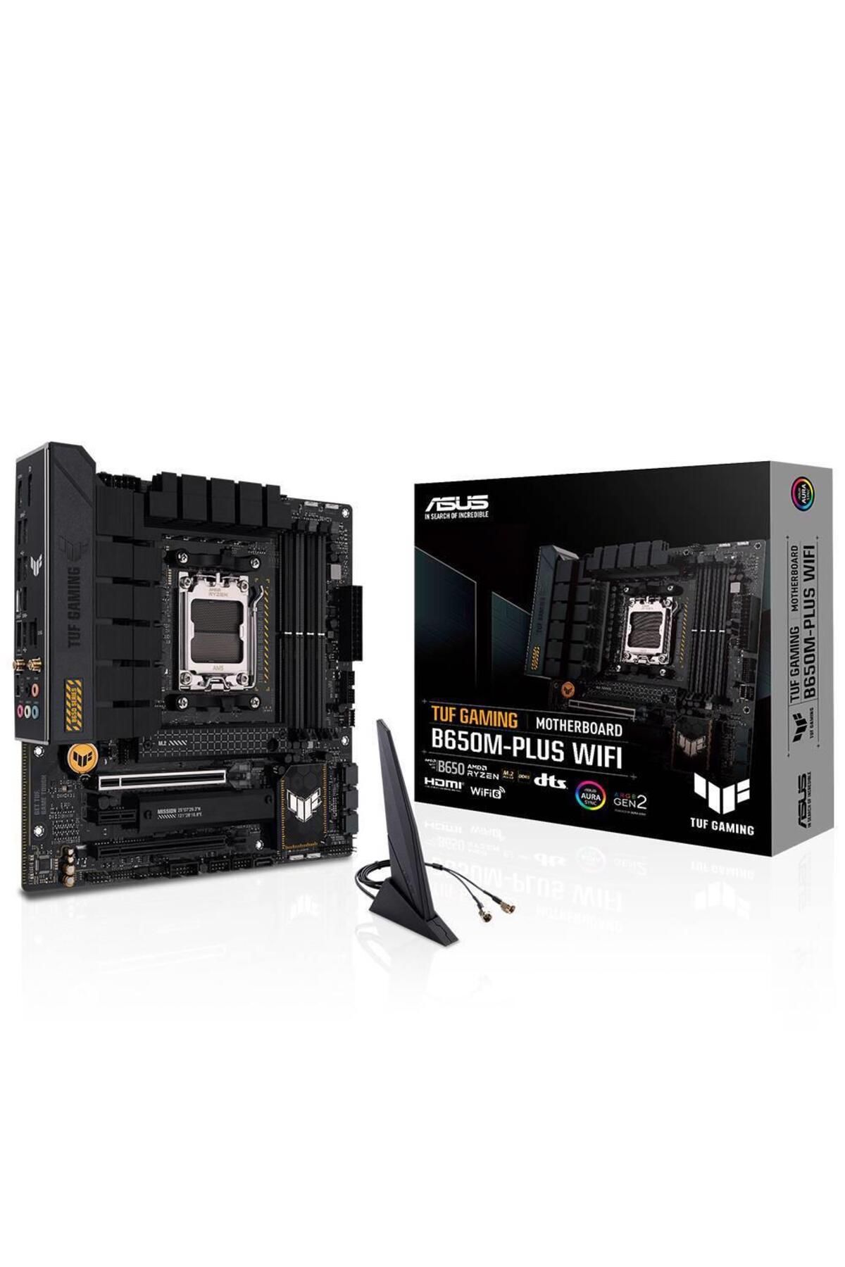 ASUS TUF GAMING B650M-PLUS WIFI DDR5 HDMI DP PCIe 16X v4.0 AM5 mATX