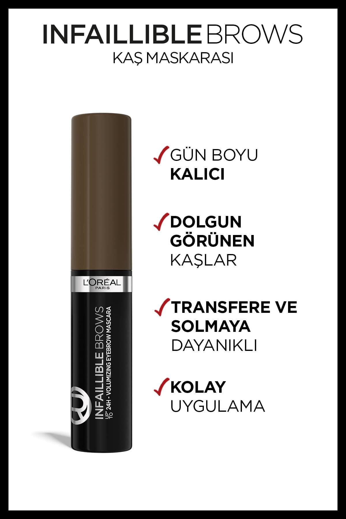 Brow Artist Plump & Set Dolgun Görünüm Veren Kaş Sabitleyici Maskara  - 109 Ebony_1