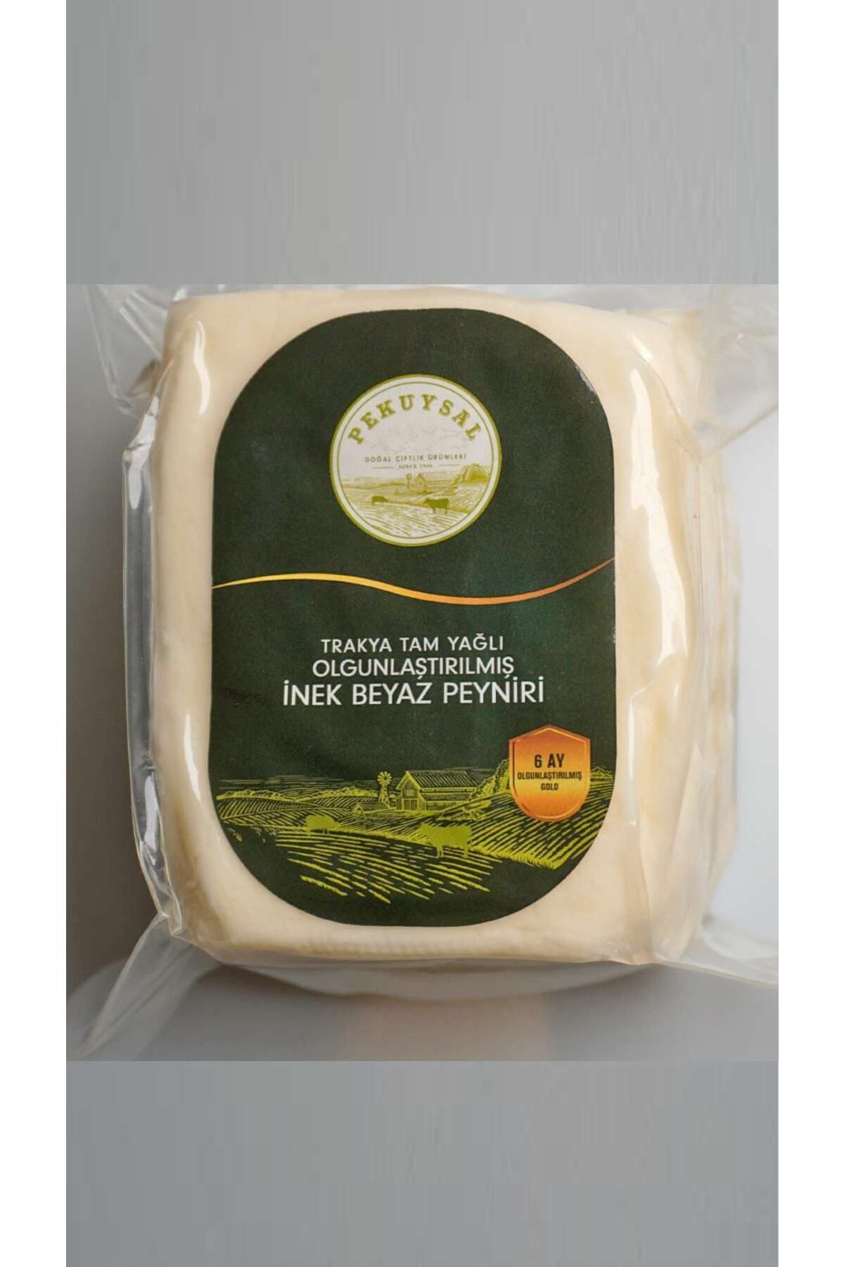 Pekuysal Doğal Çiftlik Trakya Tam Yağlı Gold Inek Beyaz Peyniri 1 Kg