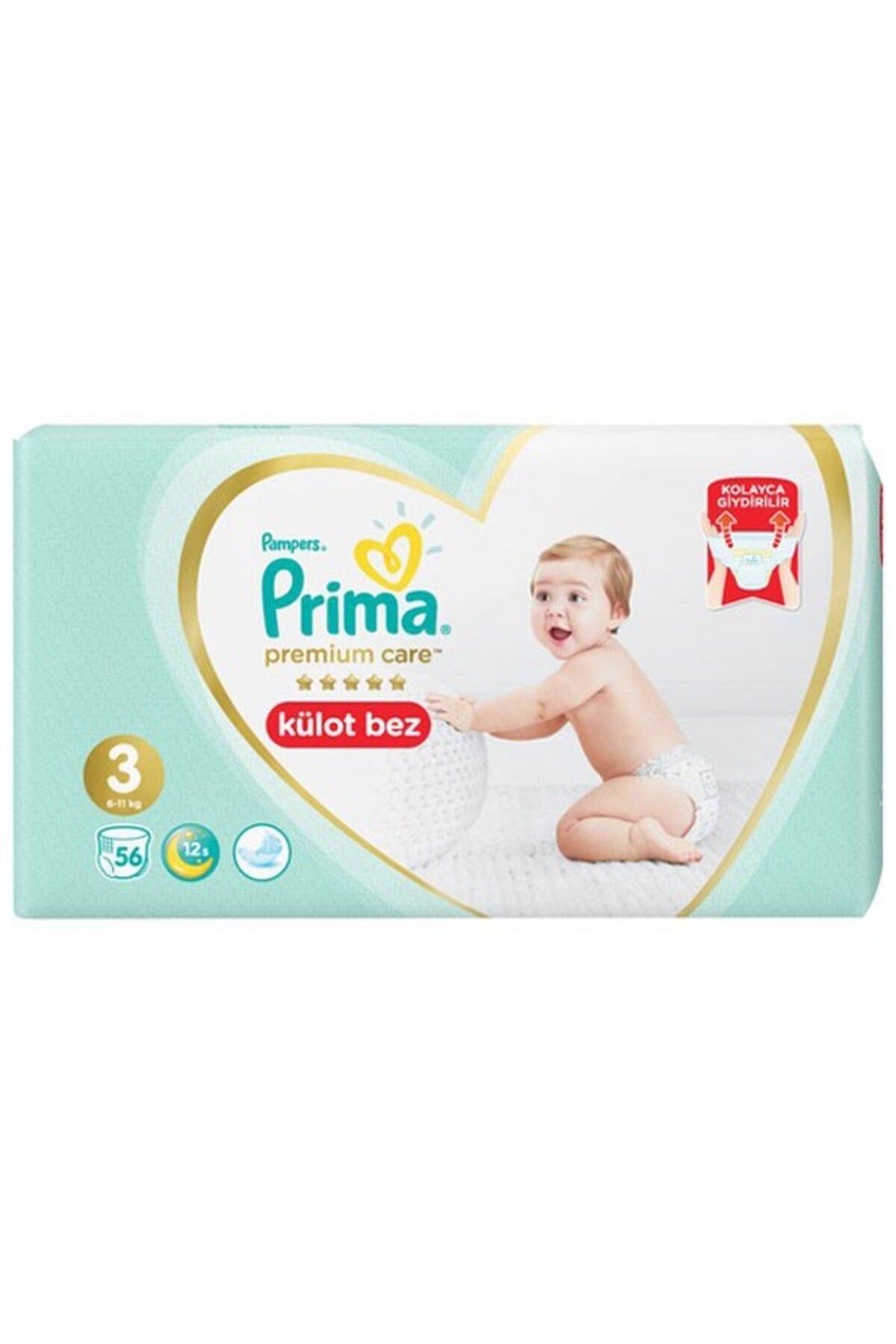 Prima Külot Bebek Bezi Premium Care 3 Beden 56 Lı