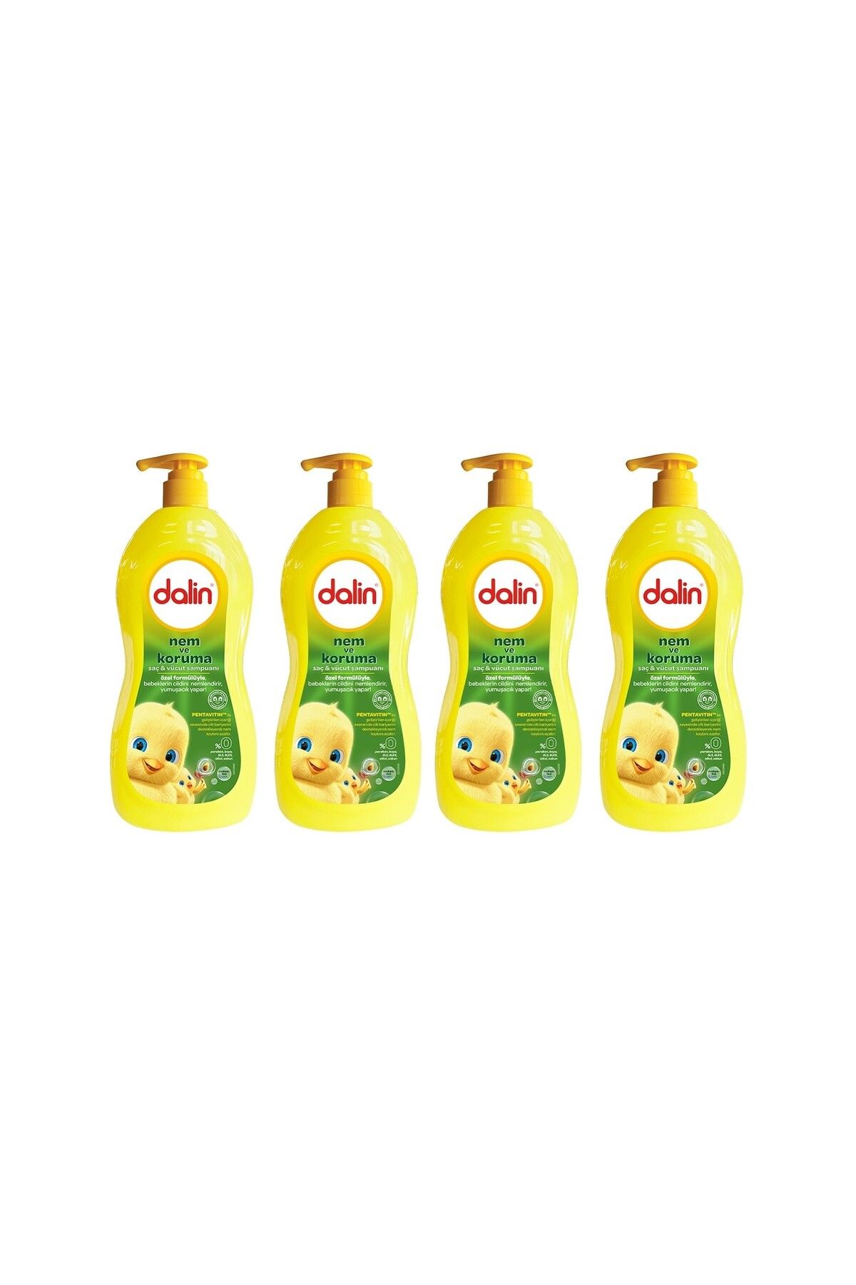 Dalin Nem &amp; Koruma Saç Ve Vücut Şampuanı 700 ml X 4 Adet