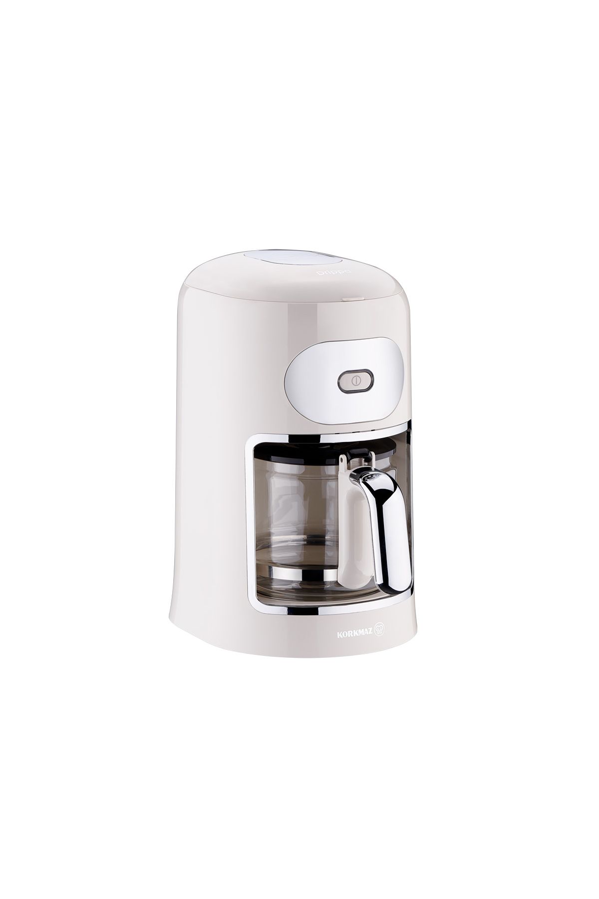 KORKMAZ Drippa Tek Tuşlu Vanilya Filtre Kahve Makinesi