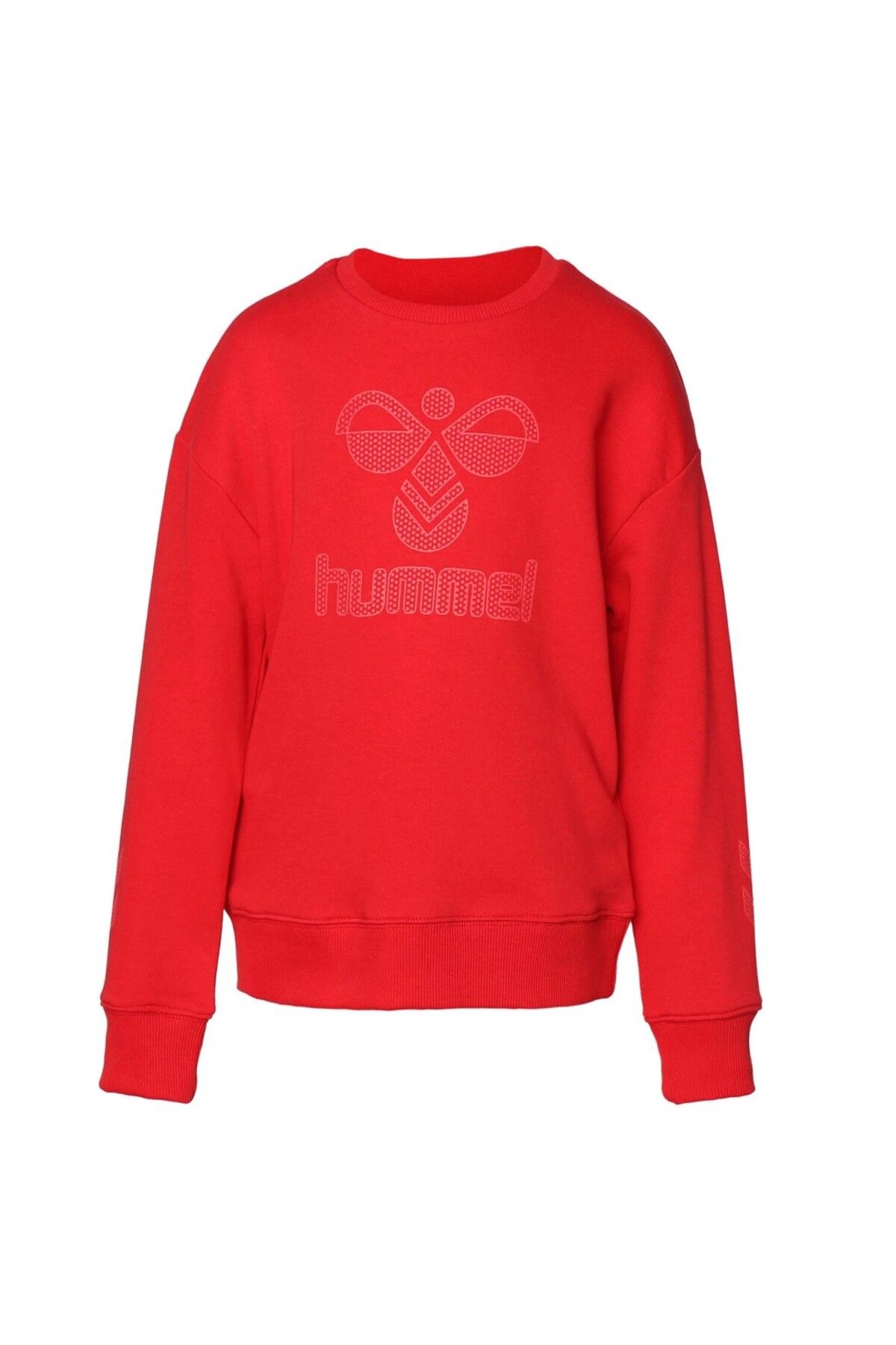 hummel Carter Erkek Çocuk Kırmızı Bisiklet Yaka Sweatshirt