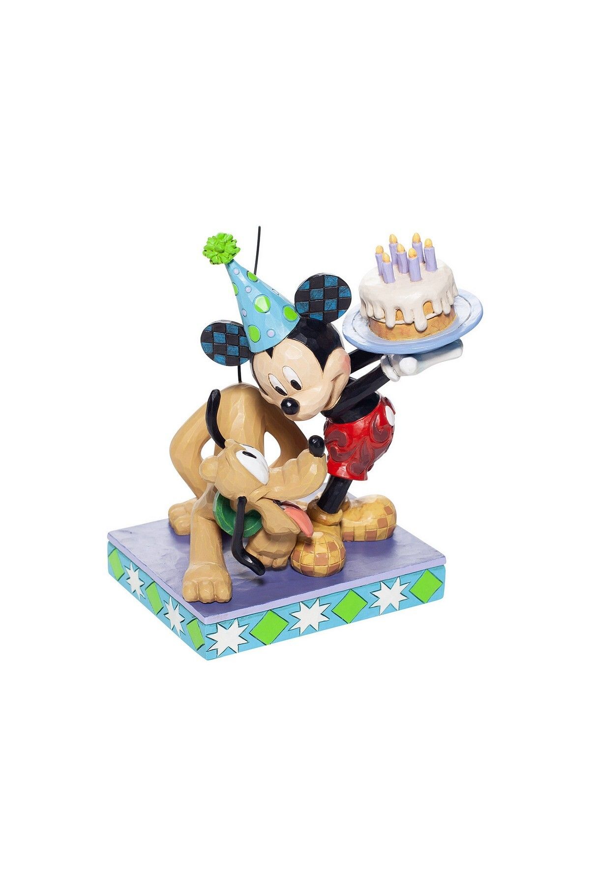 DİSNEY Mutlu Yıllar, Dostum! Plüto ve Mickey Mouse Figür Biblo