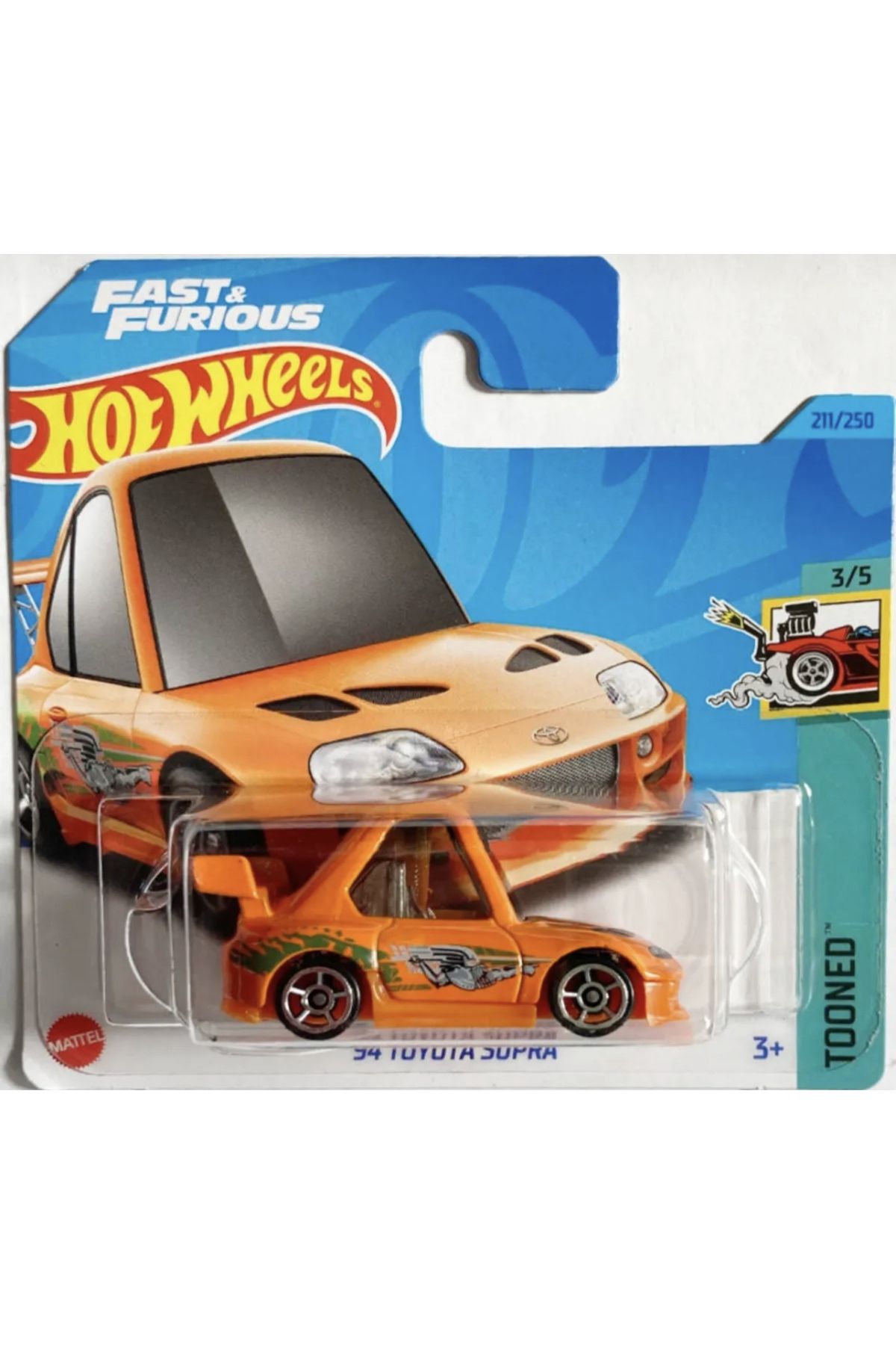 HOT WHEELS ‘94 Toyota Supra Tooned Fast&Furious