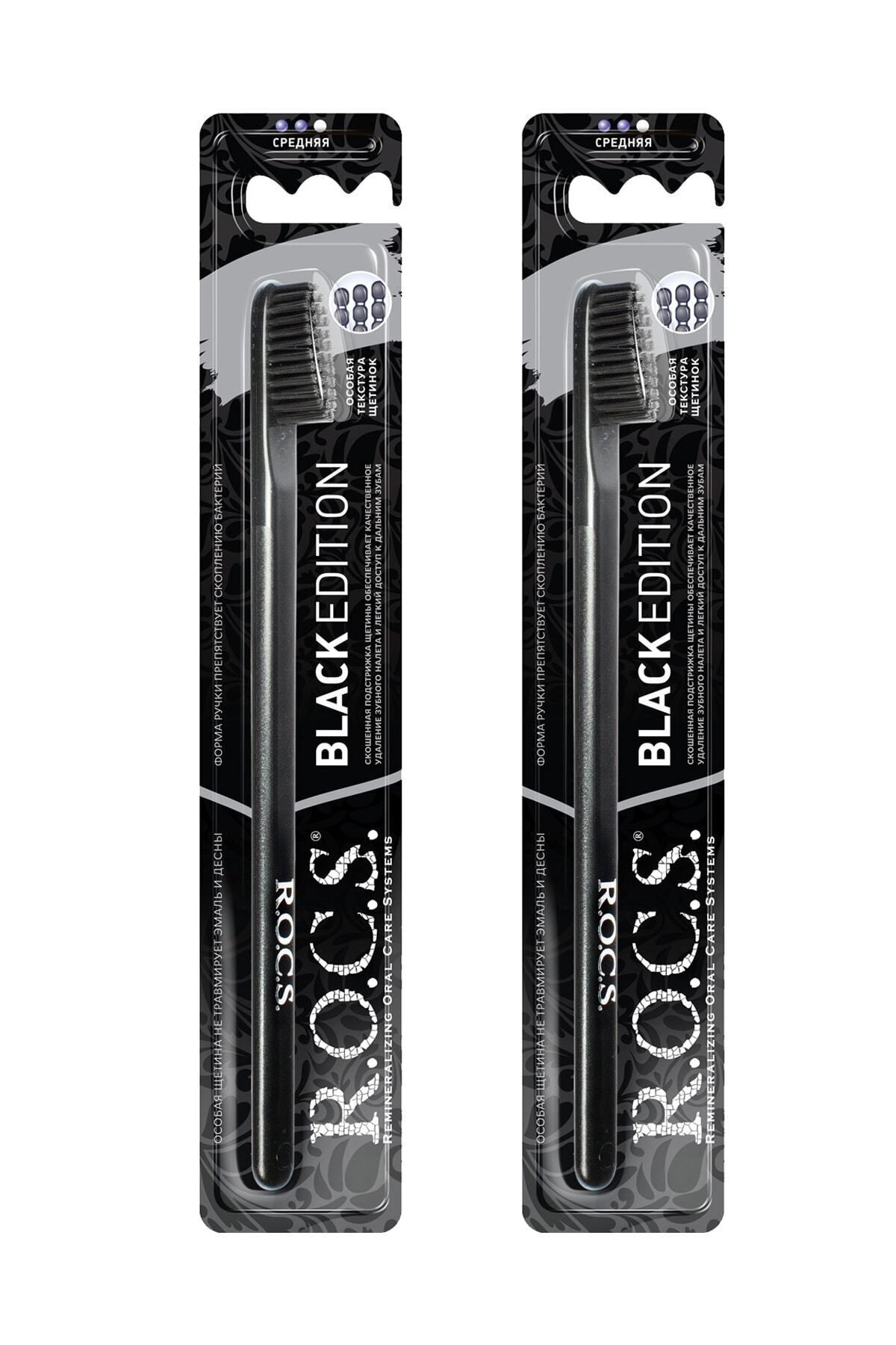 R.O.C.S. Rocs Black Edıtıon Beyazlatıcı Diş Fırçası - 2 Adet