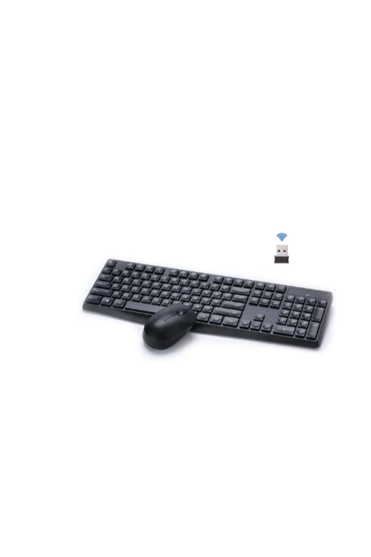 HP 7YA13PA CS10 USB Kablosuz Klavye + Mouse Set Siyah Türkçe Q 2.4GHz Sessiz Tuş Takımı
