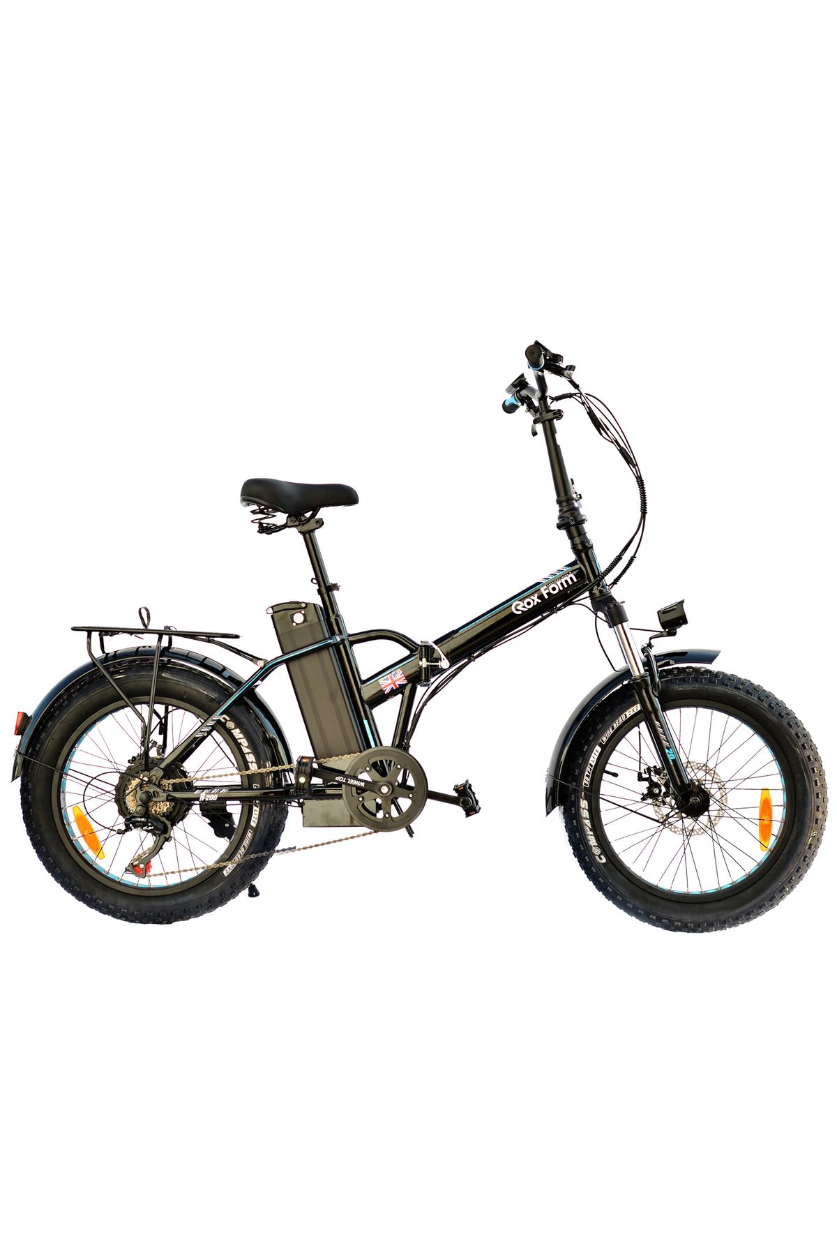 ROXFORM R-200 Elektrikli Katlanabilir Bisiklet 20 İnç Siyah