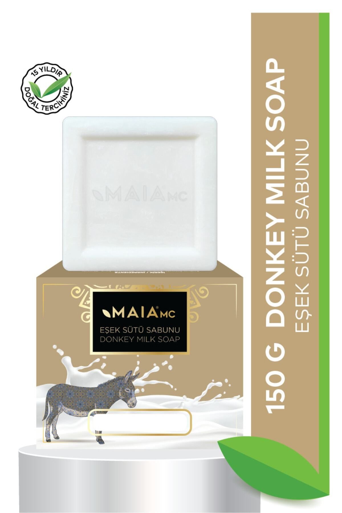 Maia mc Eşek Sütü Sabunu 150 gr Zengin Içeriğiyle Cildin Parlak Ve Bakımlı Görünmesine Yardımcı Olur