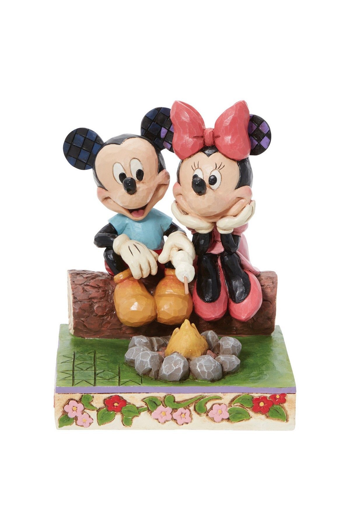DİSNEY Mickey ve Minnie Mouse Kamp Ateşi Figür Biblo