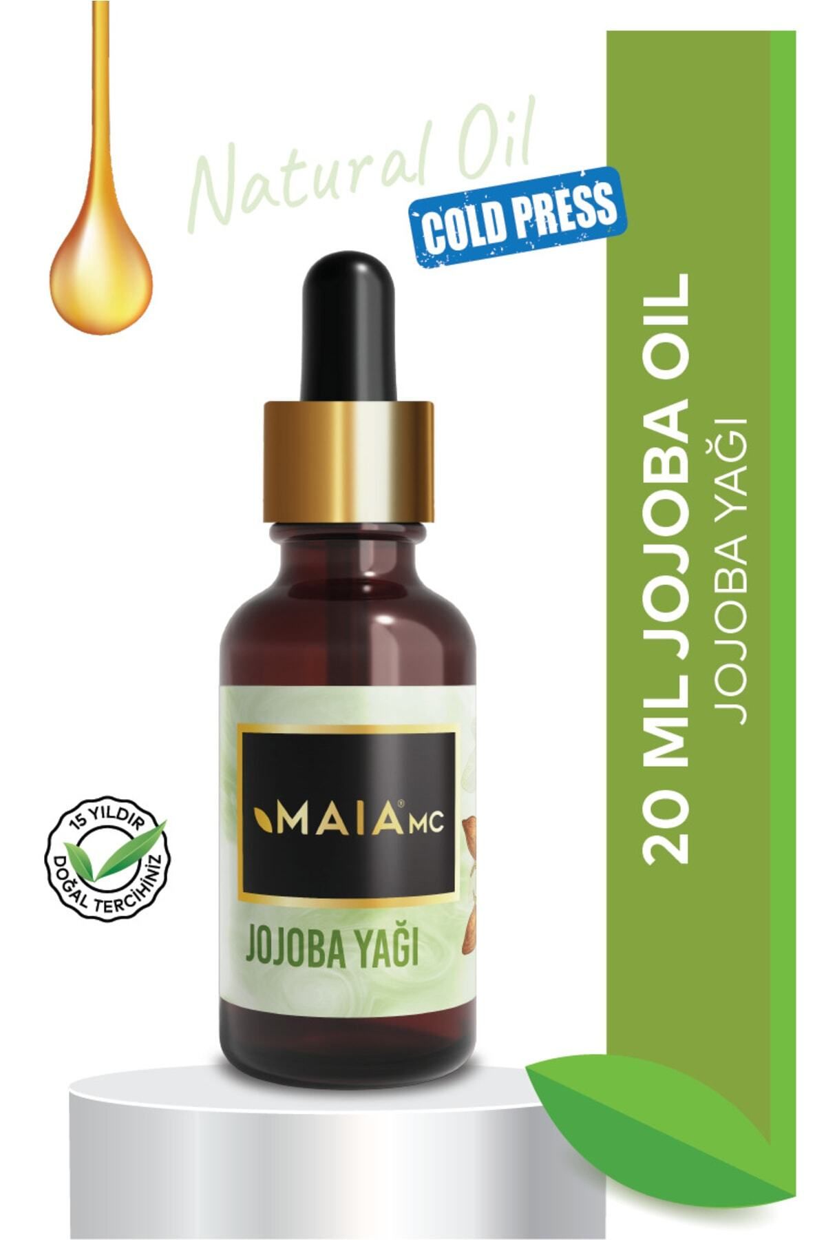 Maia mc Jojoba Yağı 20 Ml Ciltteki Kırışıklık Problemleriyle Savaşmaya Yardımcı Olur.