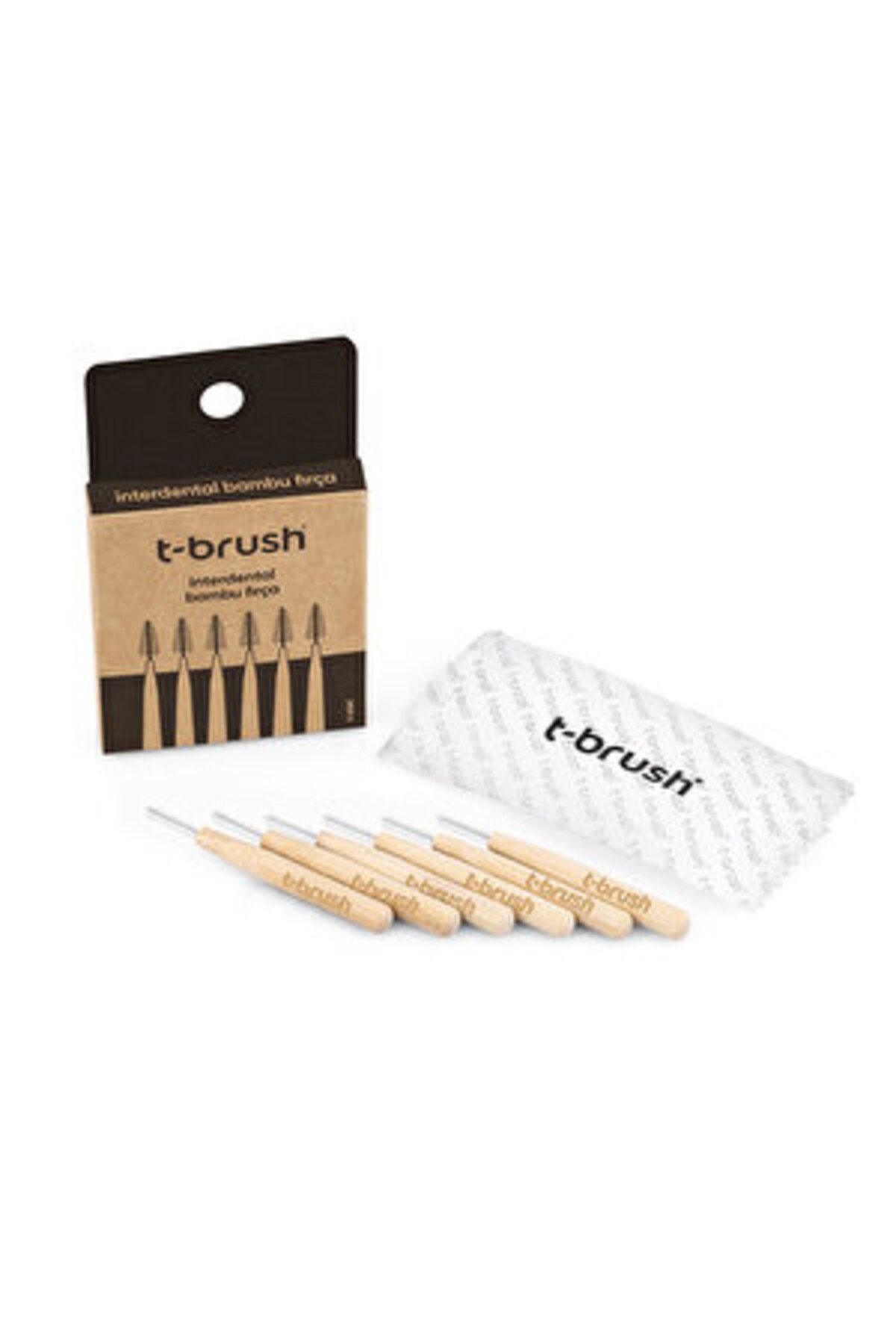 BRUSH ( FIRÇALIK HEDİYE ) T-Brush Bambu Arayüz Fırçası - 6 Adet ( 1 ADET )