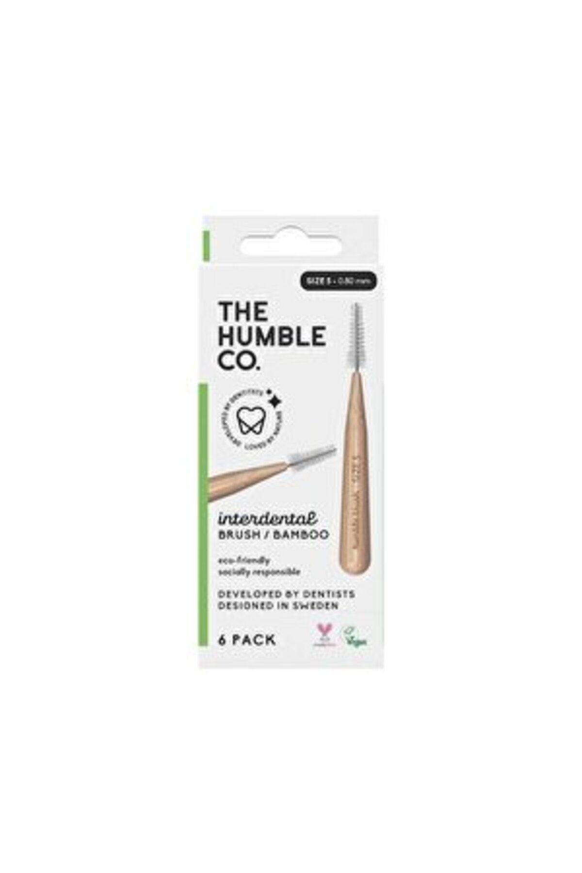 HUMBLE ( FIRÇALIK HEDİYE ) Humble Brush Bambu Arayüz Fırçası Size 5 Green (0.80 mm) ( 1 ADET )
