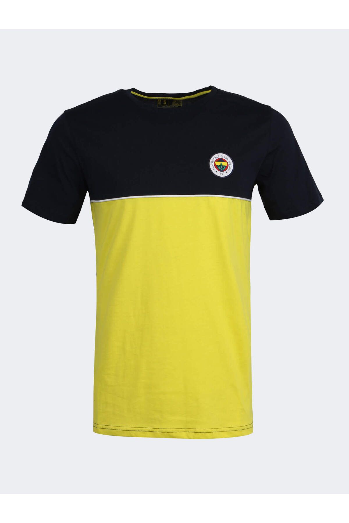 Fenerbahçe Erkek Lacivert-Sarı Tribün Basic Tshirt