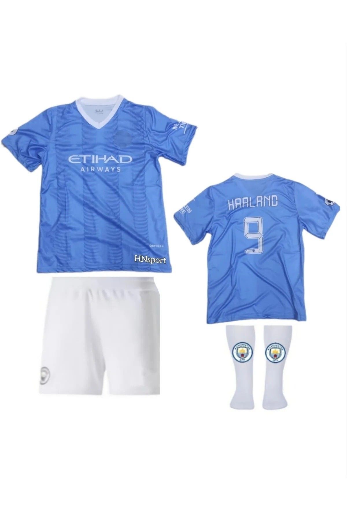 FORMA16 Haaland Manchester City Çocuk Forma Şort Çorap Seti