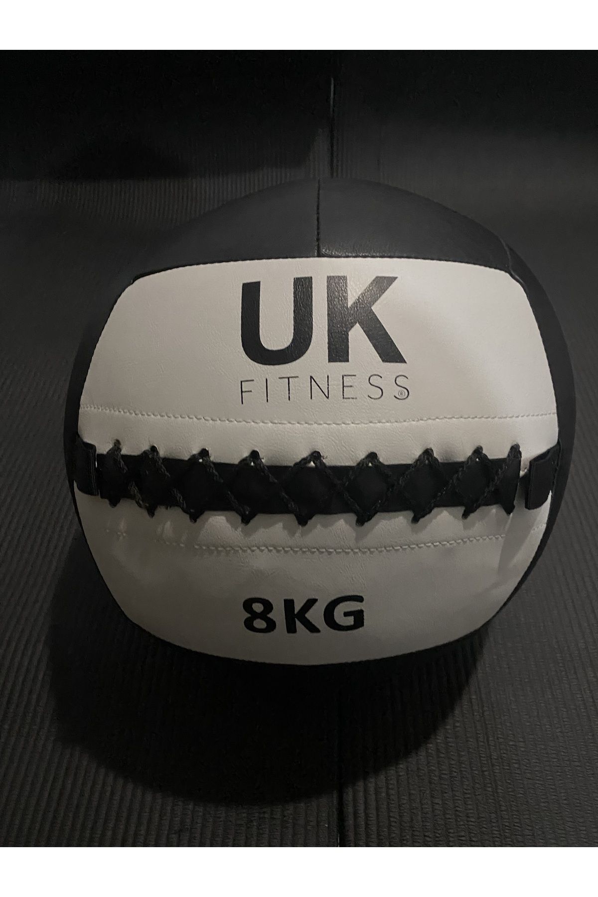 UK FİTNESS Uk Fitness Crossfit Gym Deri Sağlık/duvar Topu Medicine/wall Balls 8 Kg Pro.
