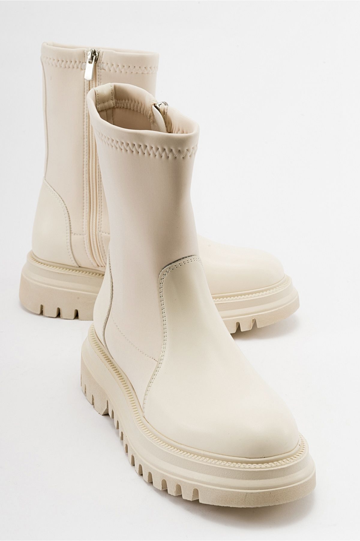 luvishoes ALİAS Bej Scuba Kadın Bot