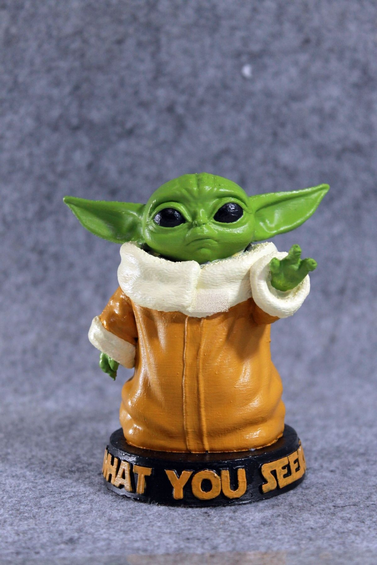 3D HAPPY Baby Yoda Figür 10CM