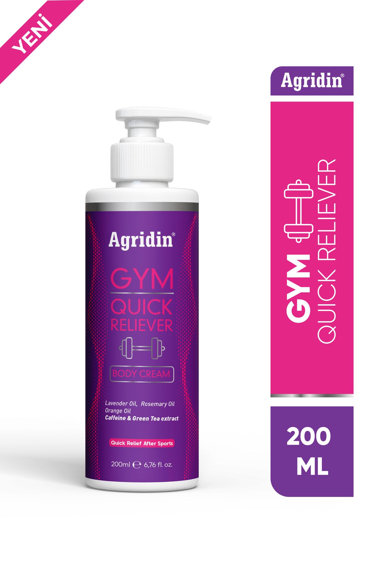 Agridin Gym Quick Reliever Sporcu Kremi 200 Ml For Women